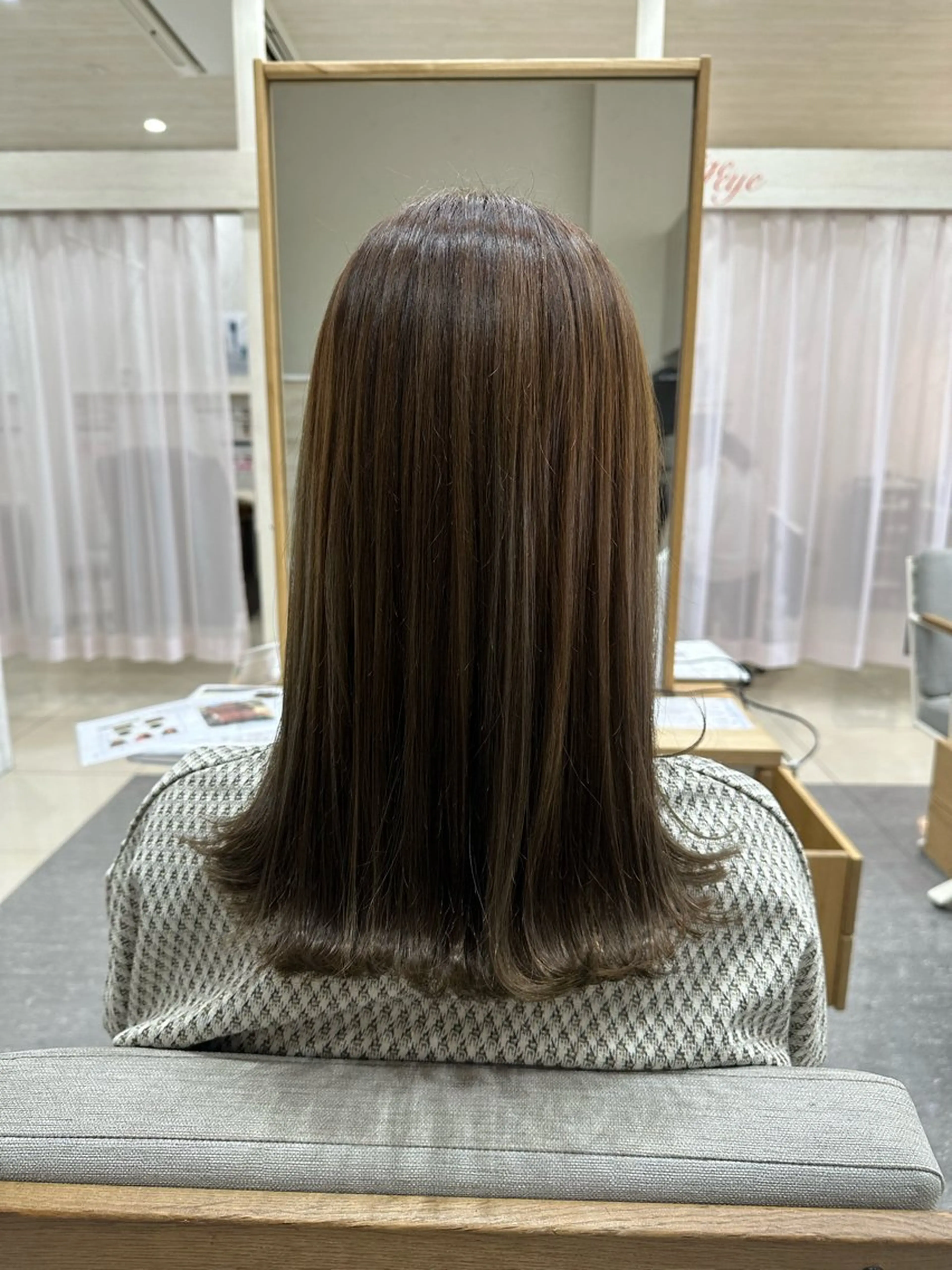 ロング カット ヘアカラー 縮毛矯正 PROGRESS‣‣ 福澤 可音🐯🐝のヘアスタイル
