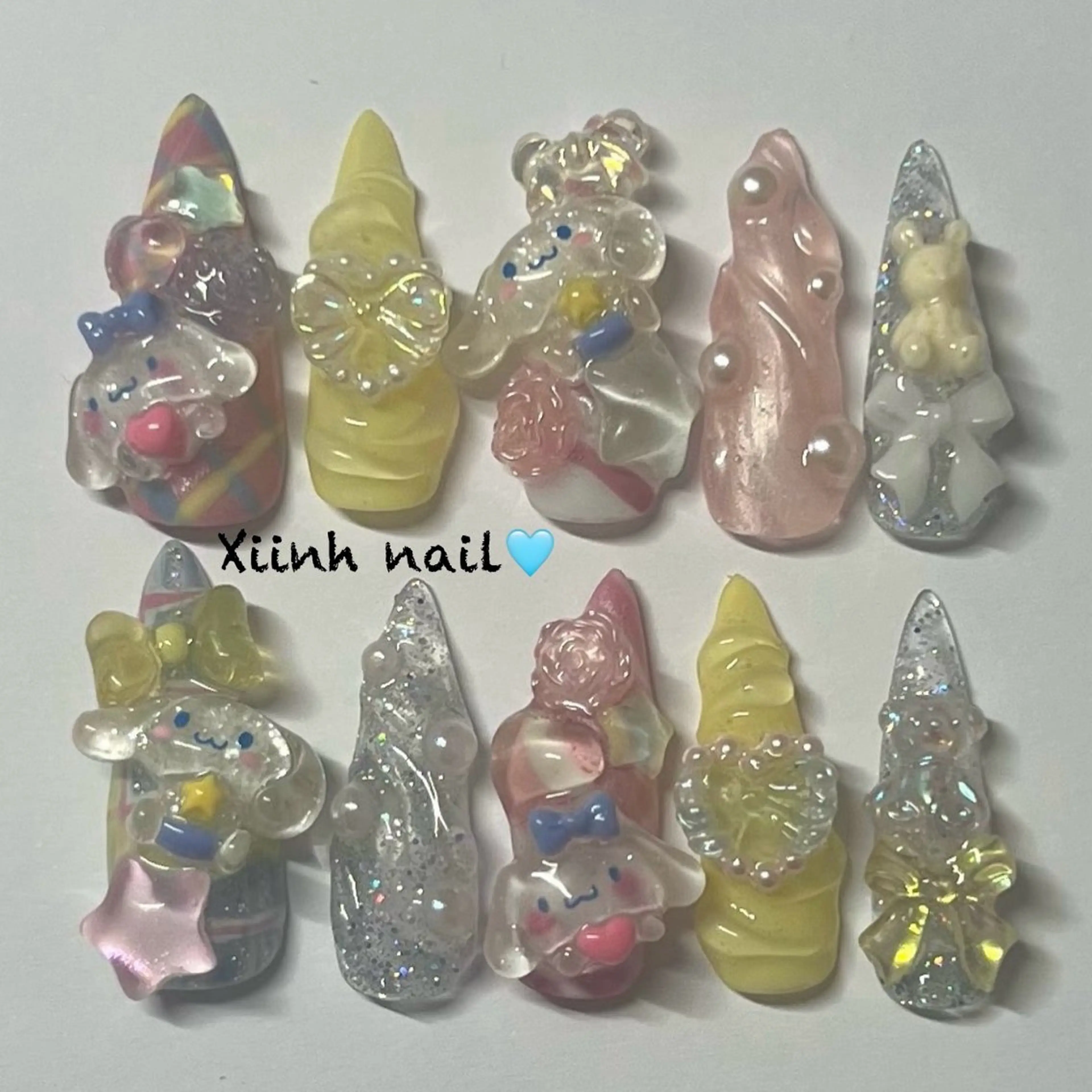 ネイル チークネイル 桜ネイル フットネイル ジェルネイル ハロウィン XIINH NAIL SALONのネイルデザイン