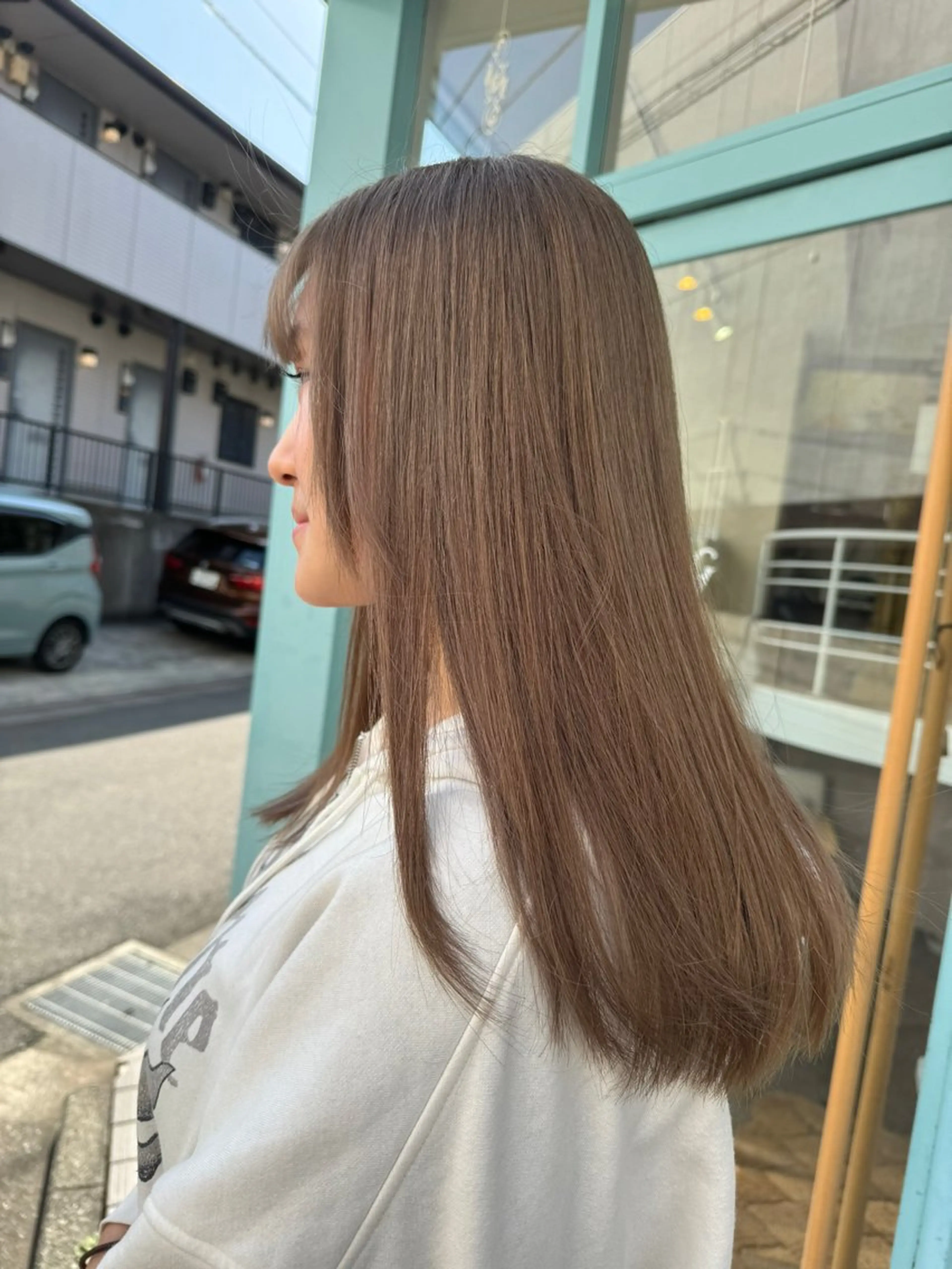 ロング yuuka🌻 ハイライト/艶カラーのヘアスタイル