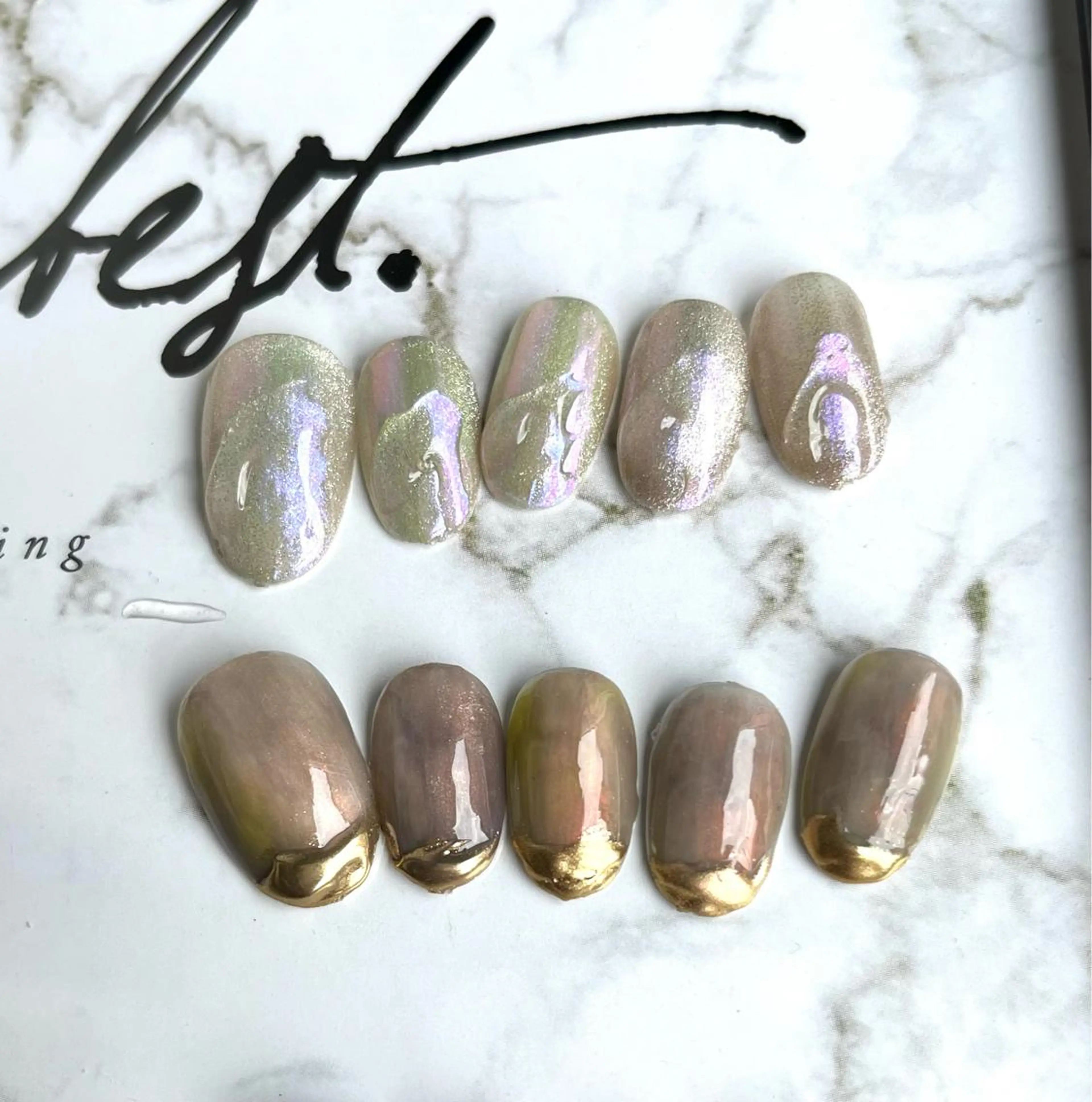 ショート カラー キッズ 2DY NAIL SALONのネイルデザイン