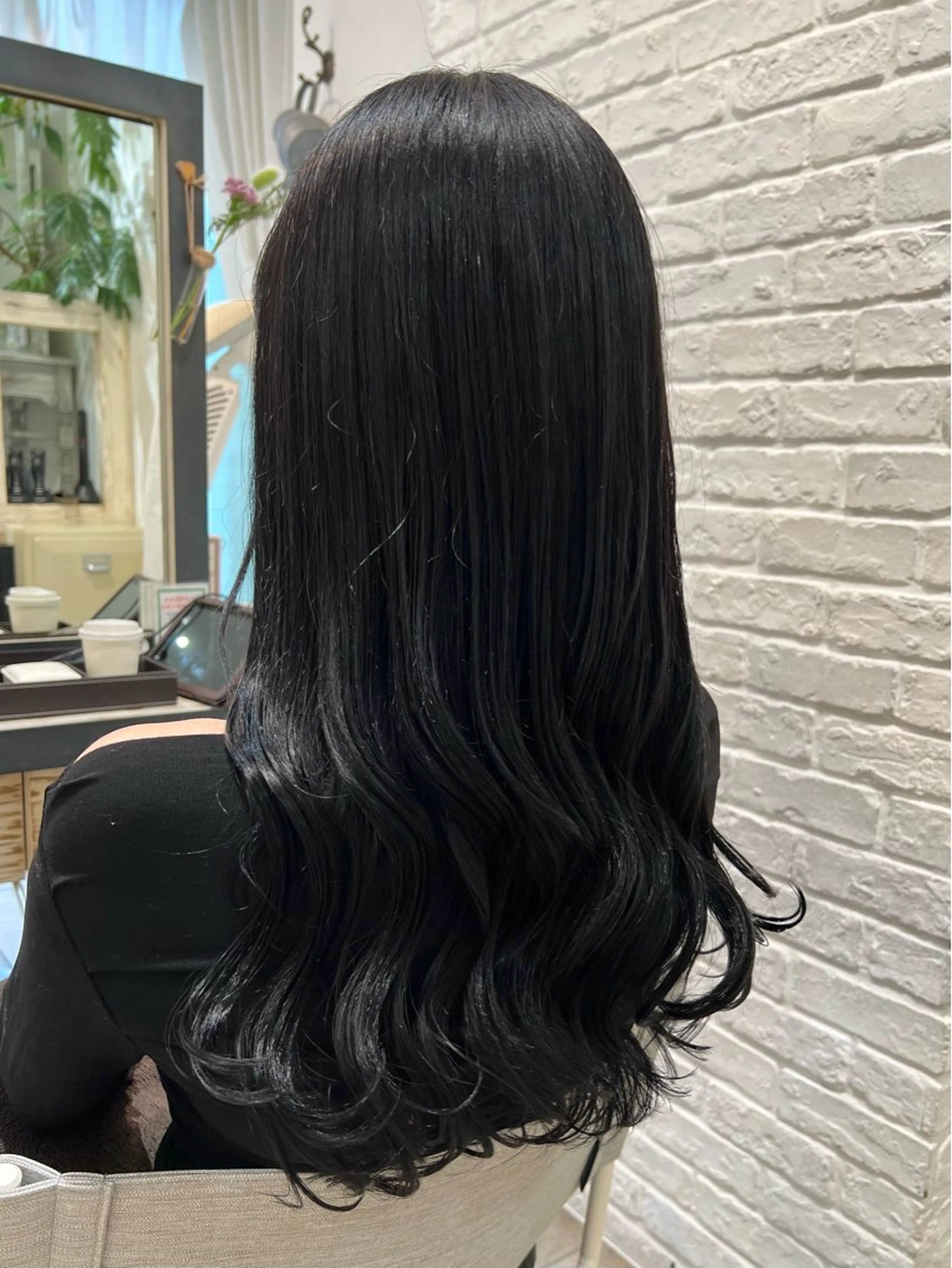 ロング カラー 下池 紗加のヘアスタイル