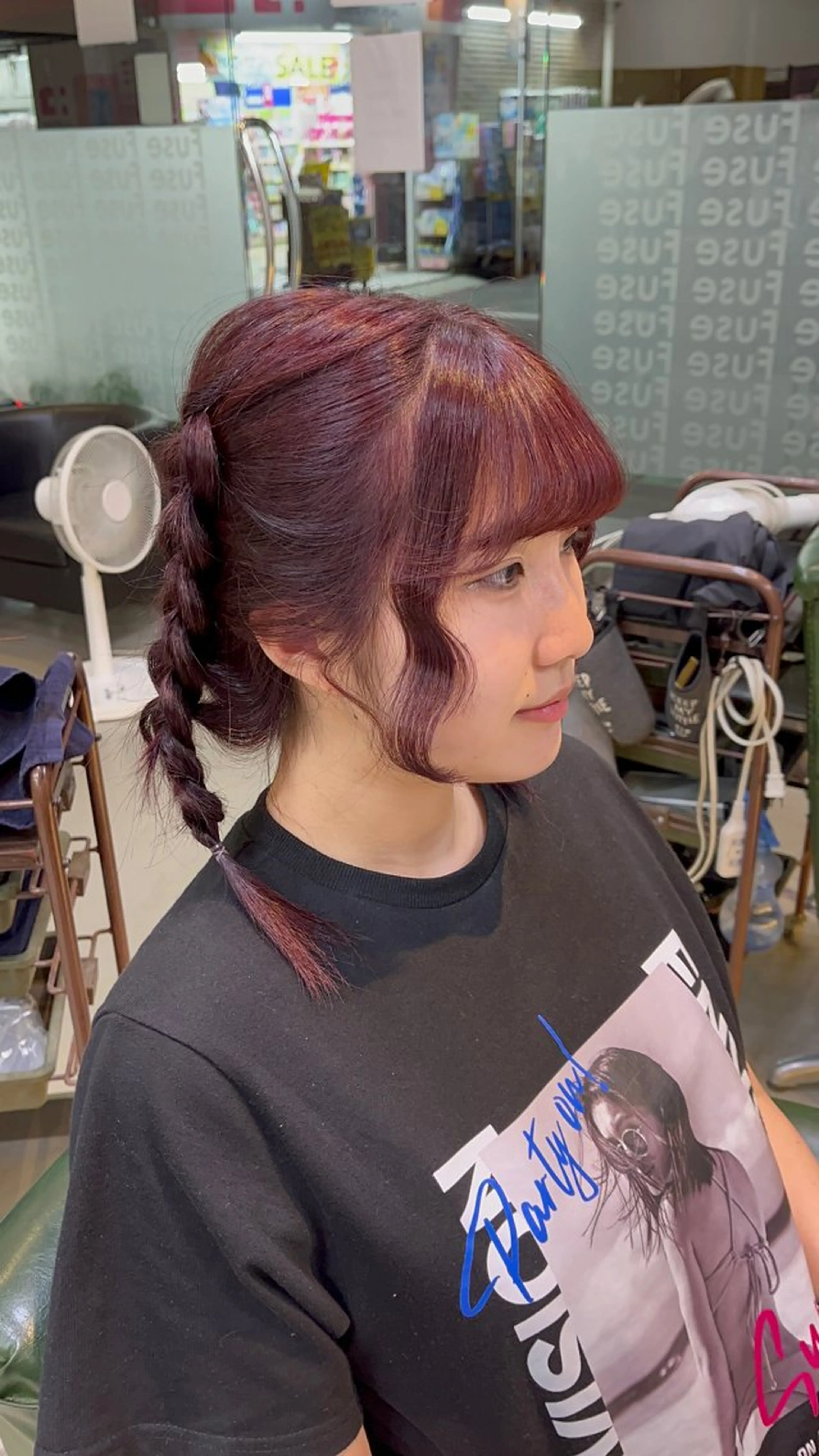 セミロング ヘアアレンジ Fuse/Sato Shiyuu🐈‍⬛のヘアスタイル