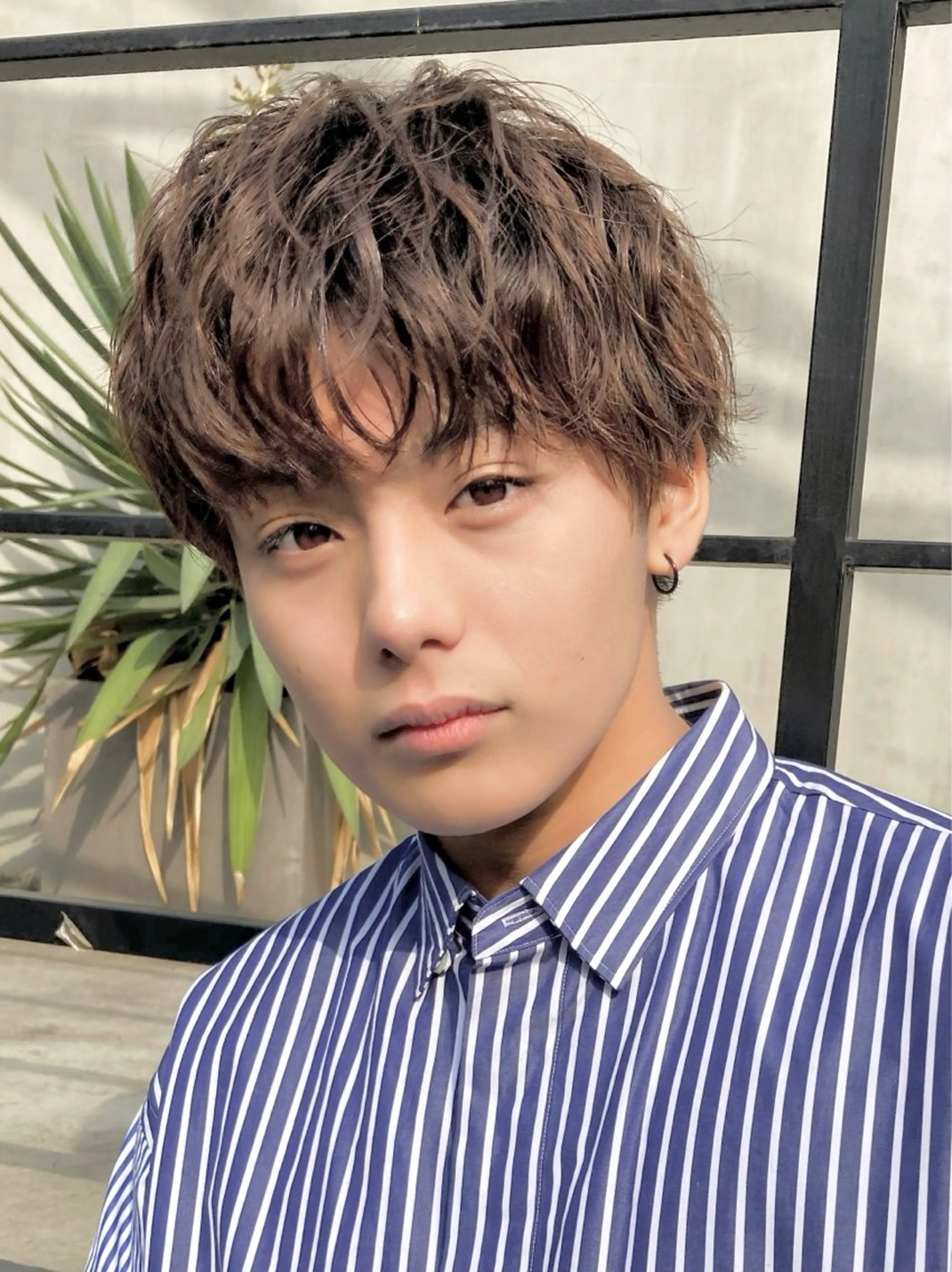 メンズ カット パーマ トリートメント 🛑柔らか透明感 カラー🛑大谷のヘアスタイル