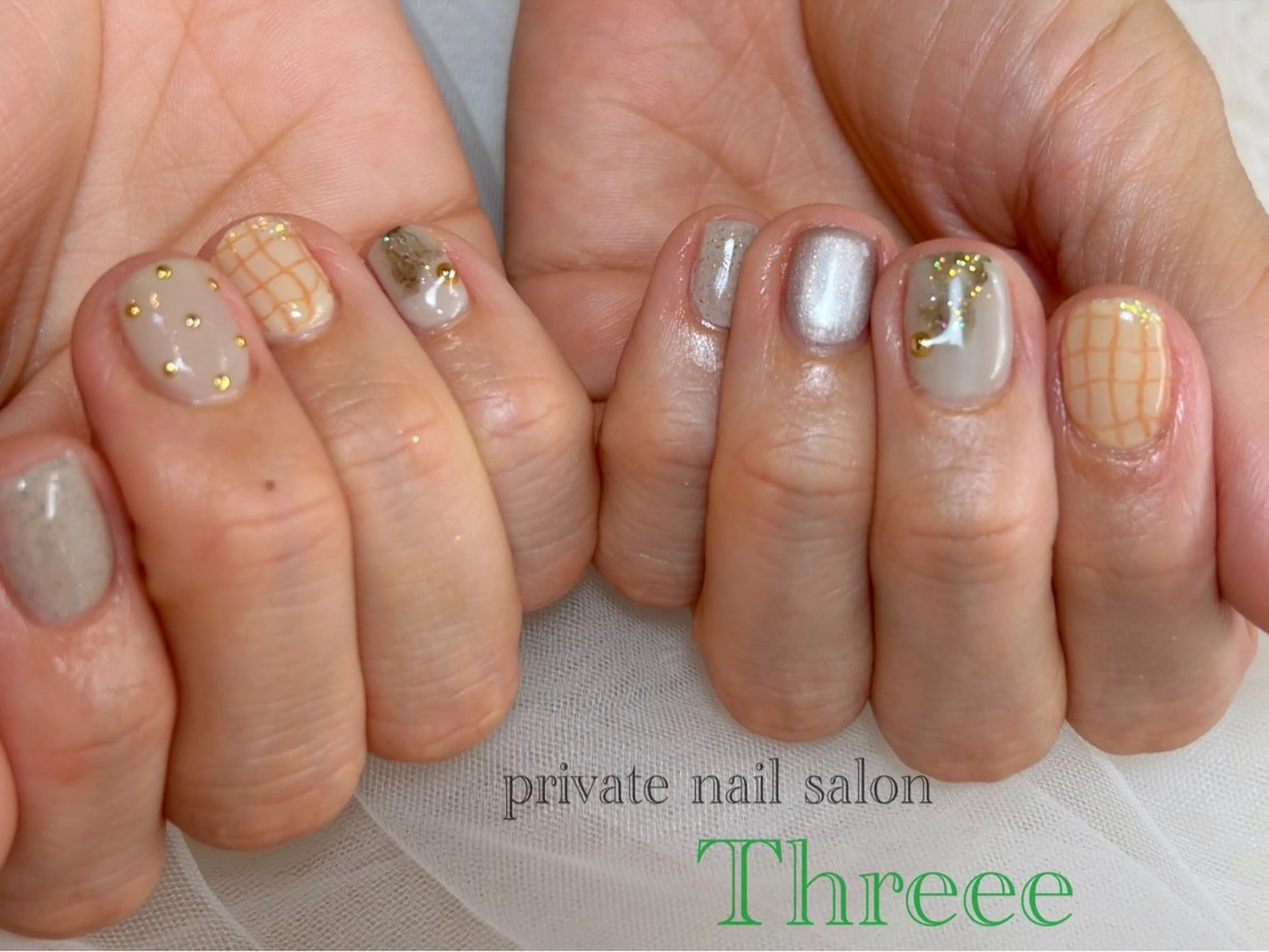 ネイル ハンドネイル Nail salon - Threee　-のネイルデザイン