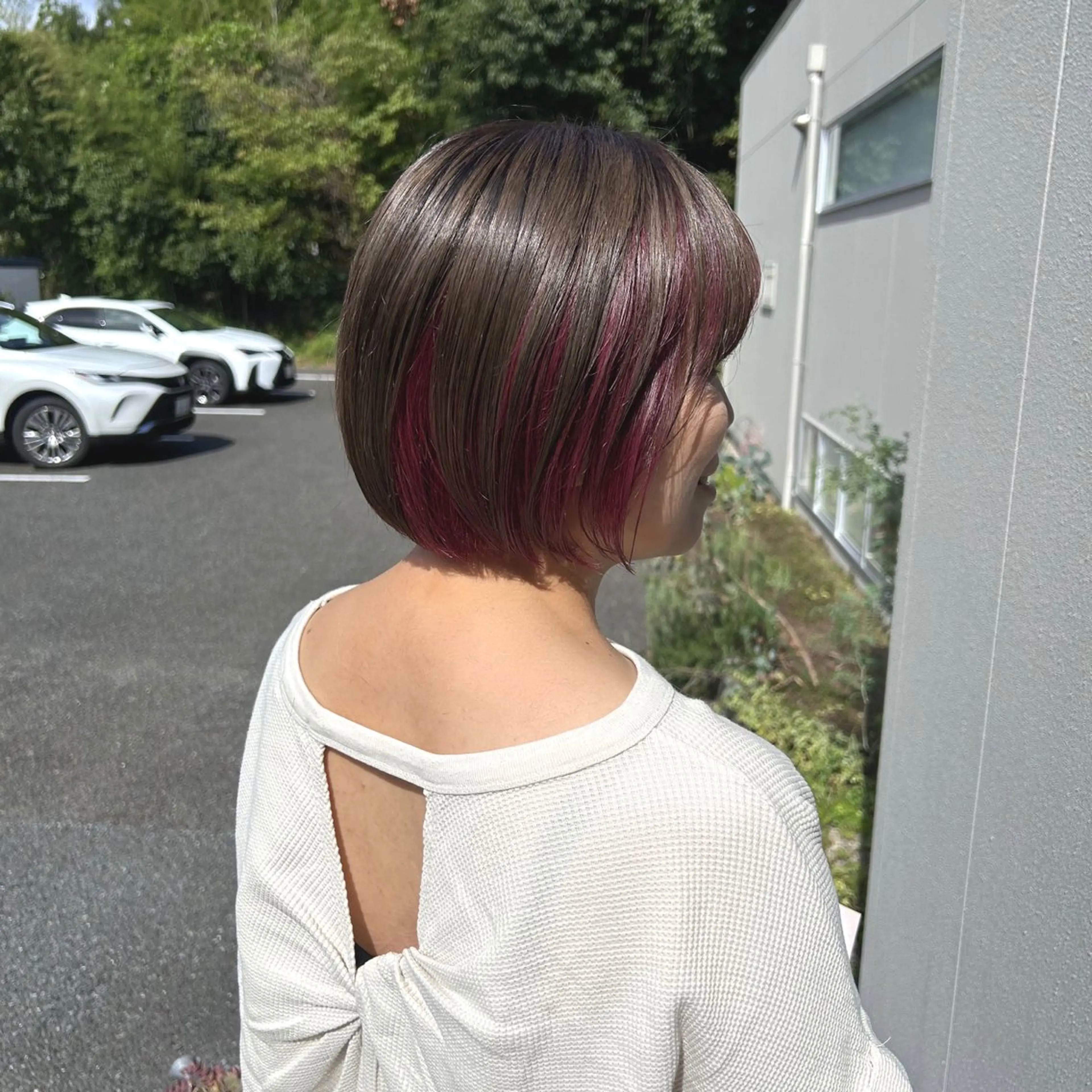 ショート ヘアカラー 綿貫 美雪のヘアスタイル