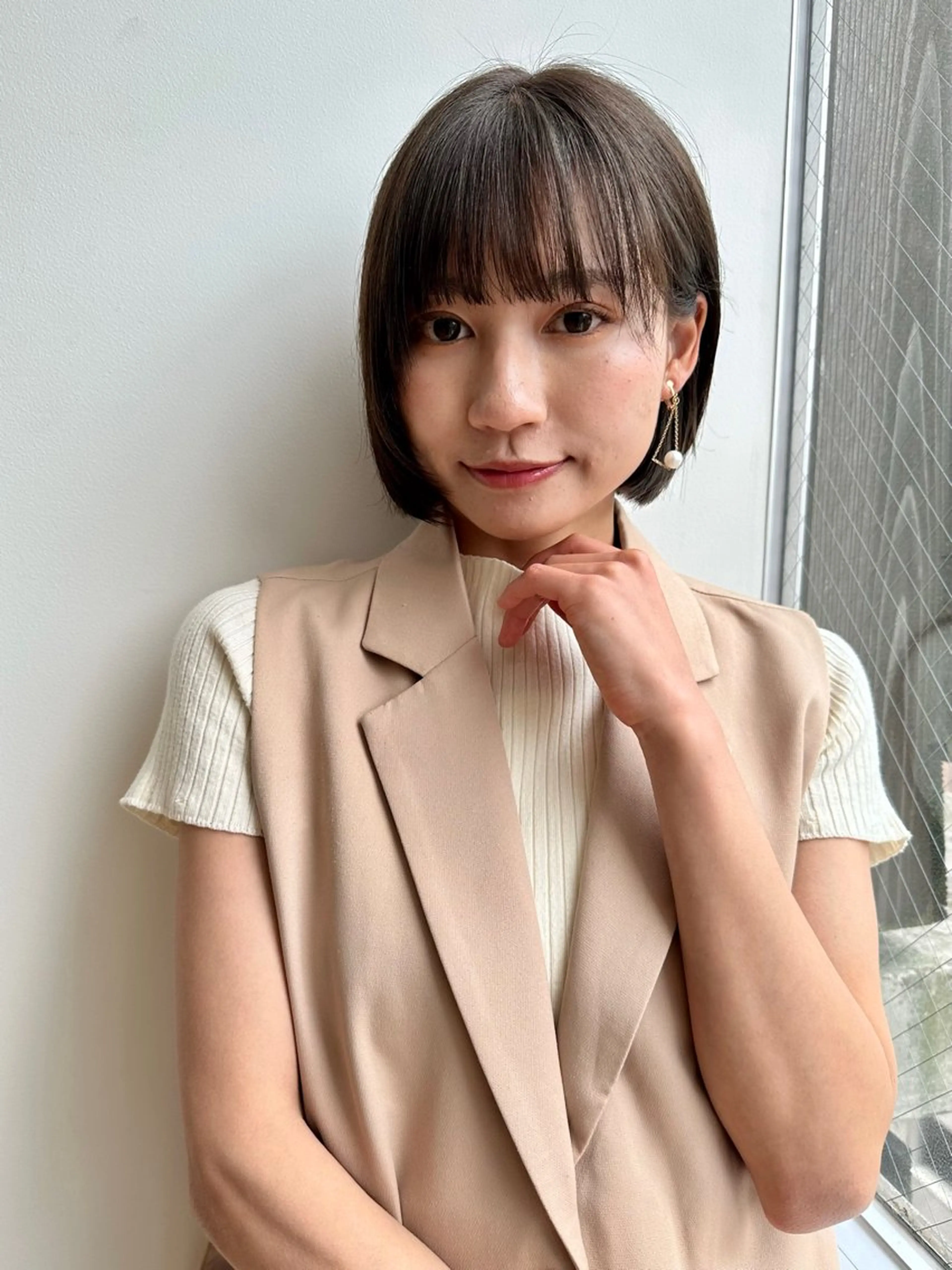 ショート ショートボブ 丸みショート ボブ ショートヘア 縮毛矯正/パーマ /艶髪/赤松❄️のヘアスタイル