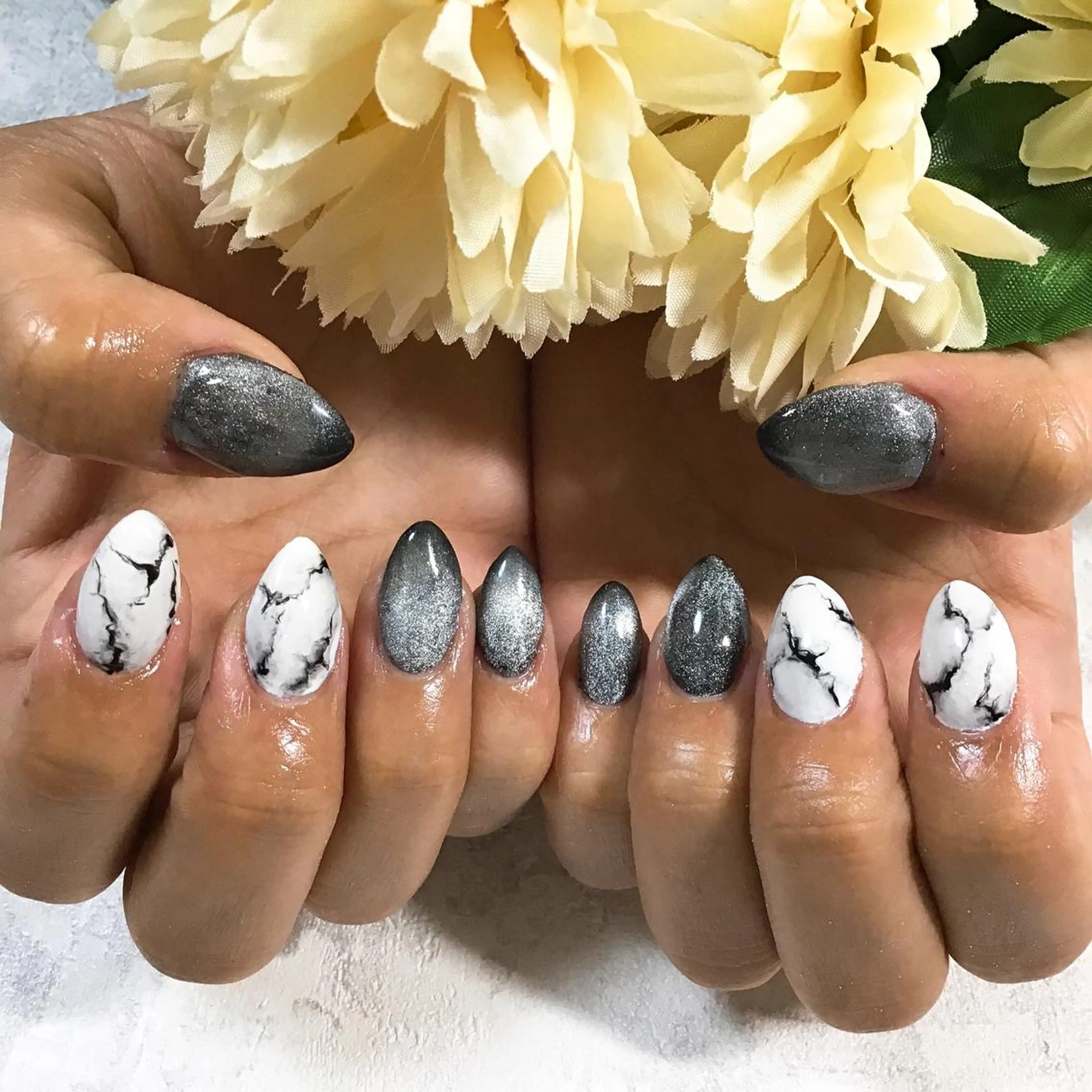 ネイル マグネットネイル BINERVA nail salonのネイルデザイン