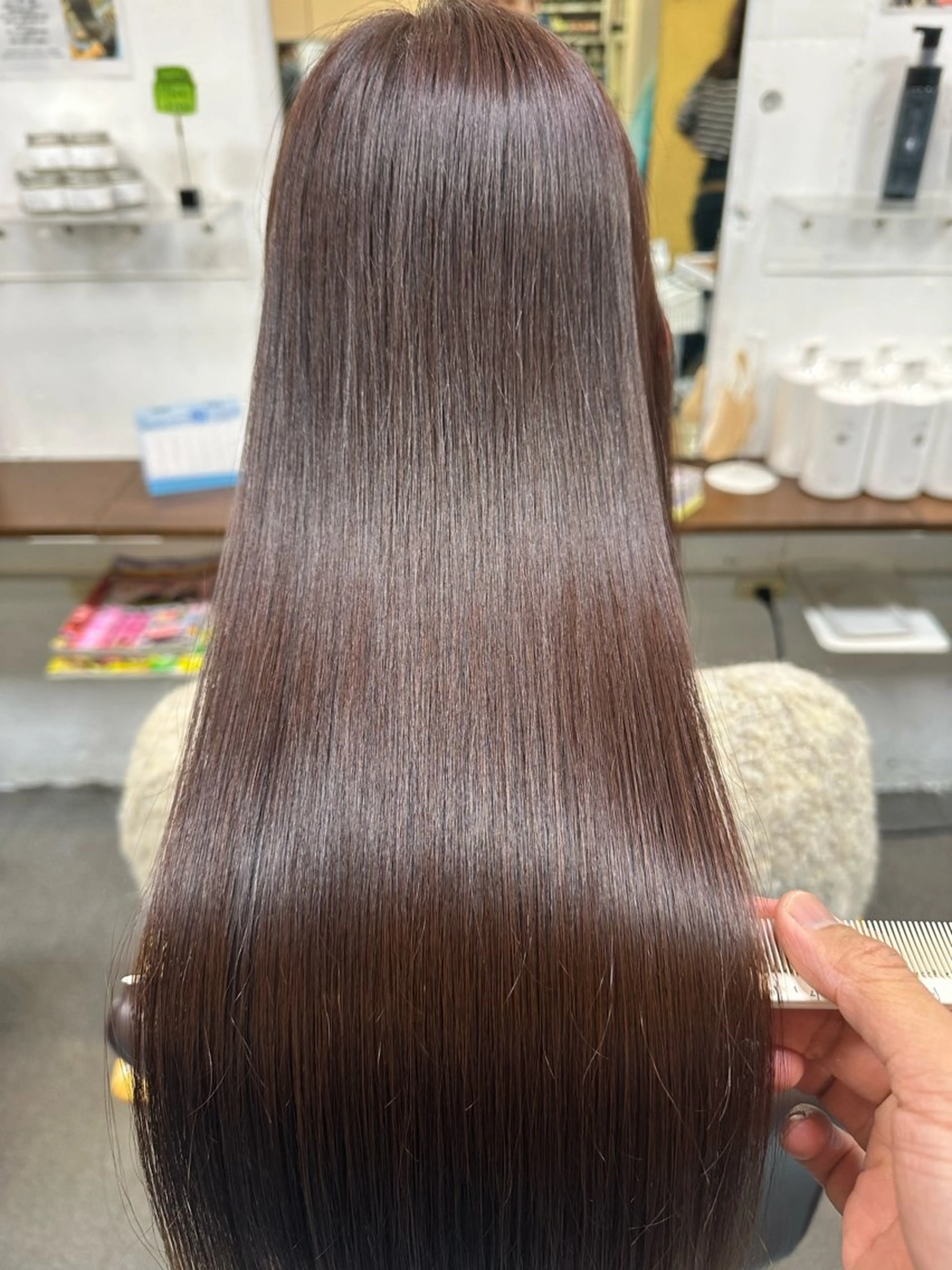 ロング 髪質改善 カット ヘアカラー トリートメント 【髪質改善】に特化 オリーブオイルクラブのヘアスタイル