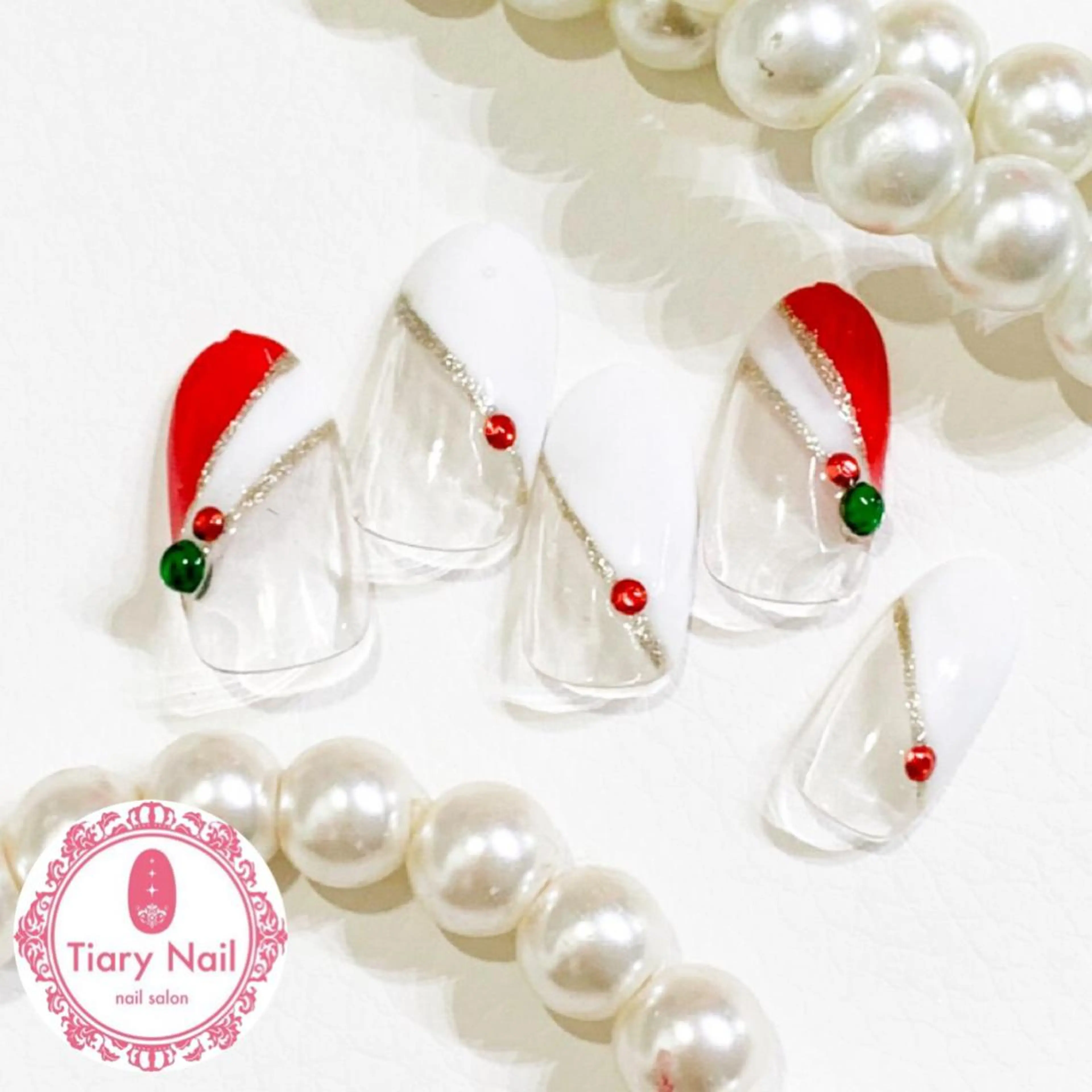 ネイル 桜ネイル 長さ出し スカルプネイル 💗🪽Tiary Nail🪽💗のネイルデザイン