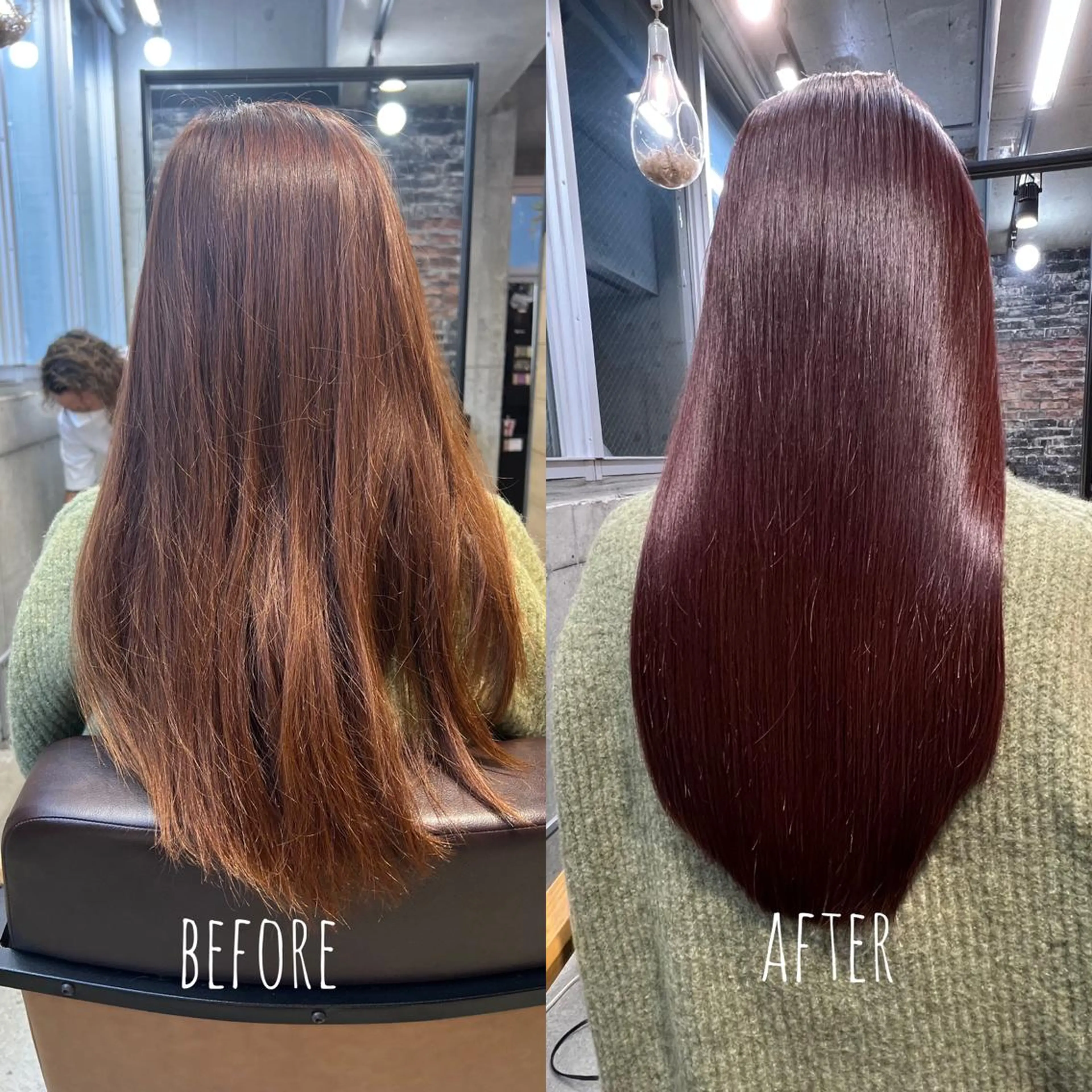 ロング カラー 当日予約OK⭕️ 佐藤太一のヘアスタイル