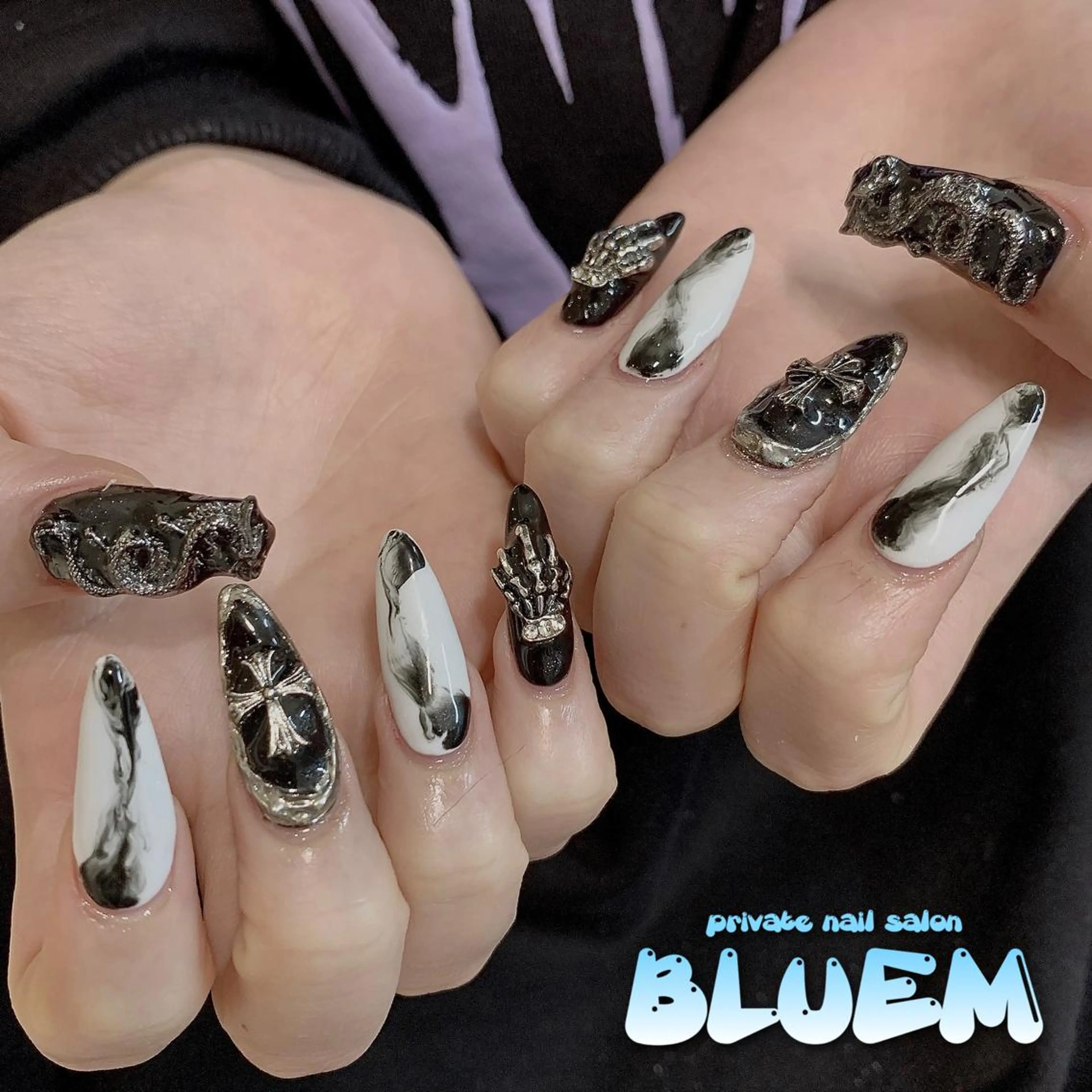 ネイル ハンドネイル BLUEM なな🐶のネイルデザイン