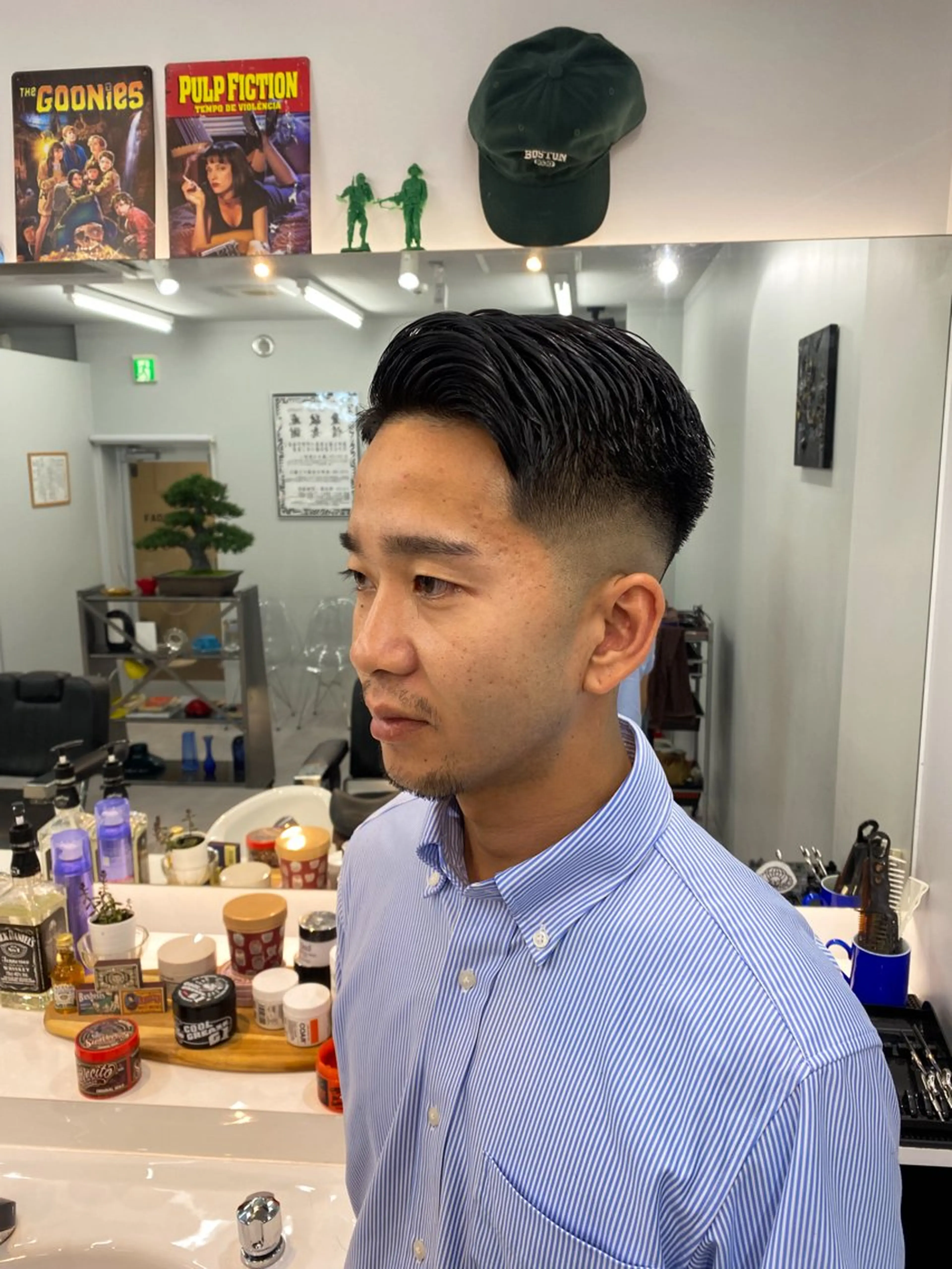 ショート ヘアアレンジ メンズ フェードカット スキンフェード フェードモデル限定 🔥高円寺Maiのヘアスタイル