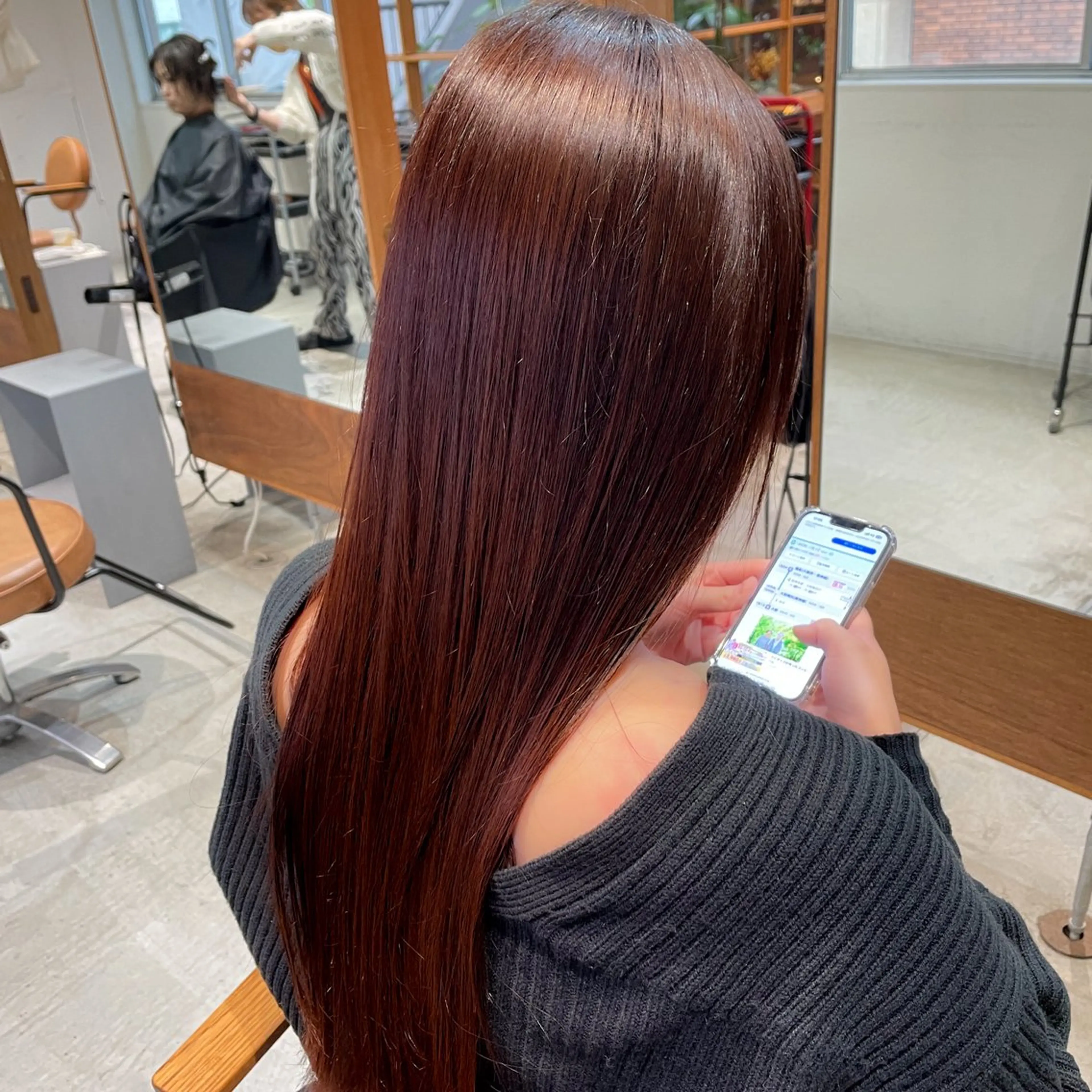 ロング カラー カット ヘアカラー トリートメント 【似合わせカット】 松尾一気のヘアスタイル