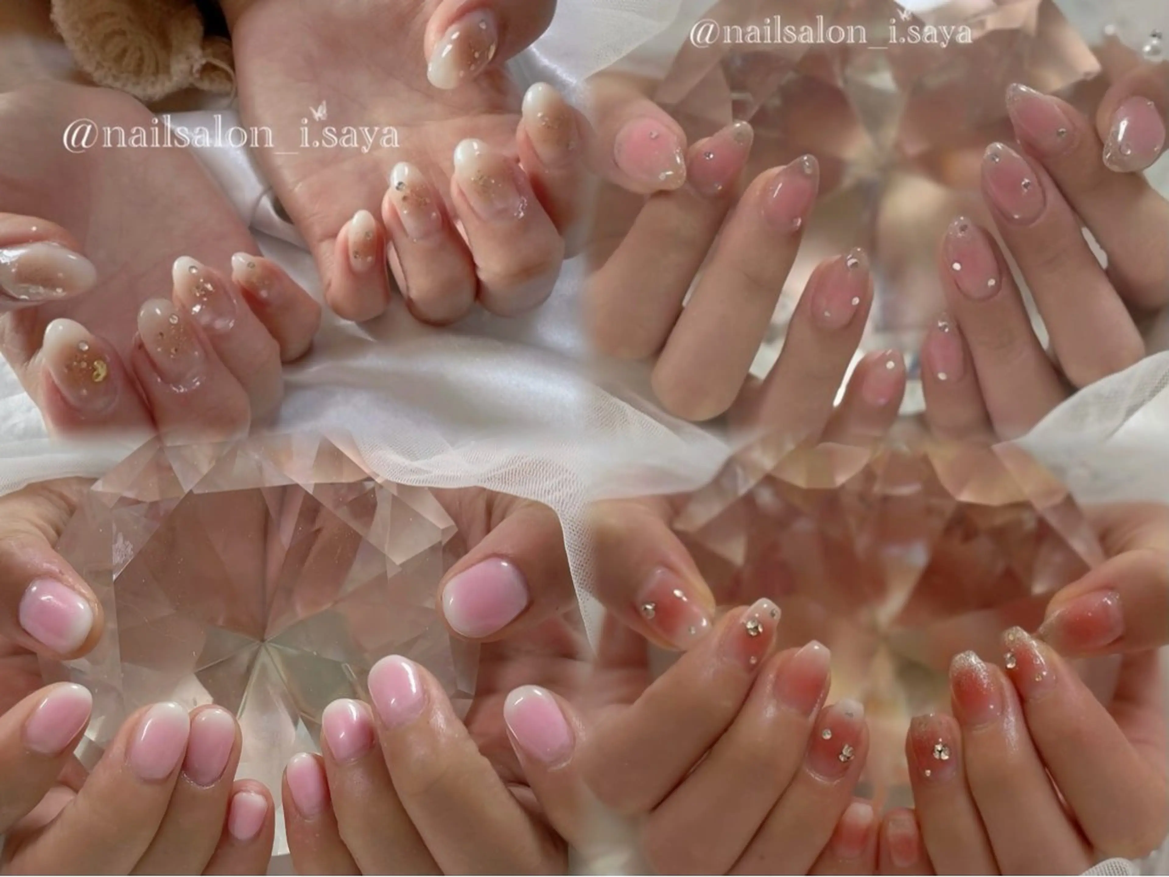 チークネイル  ほんのり血色感のある優しいデザインに♪の写真