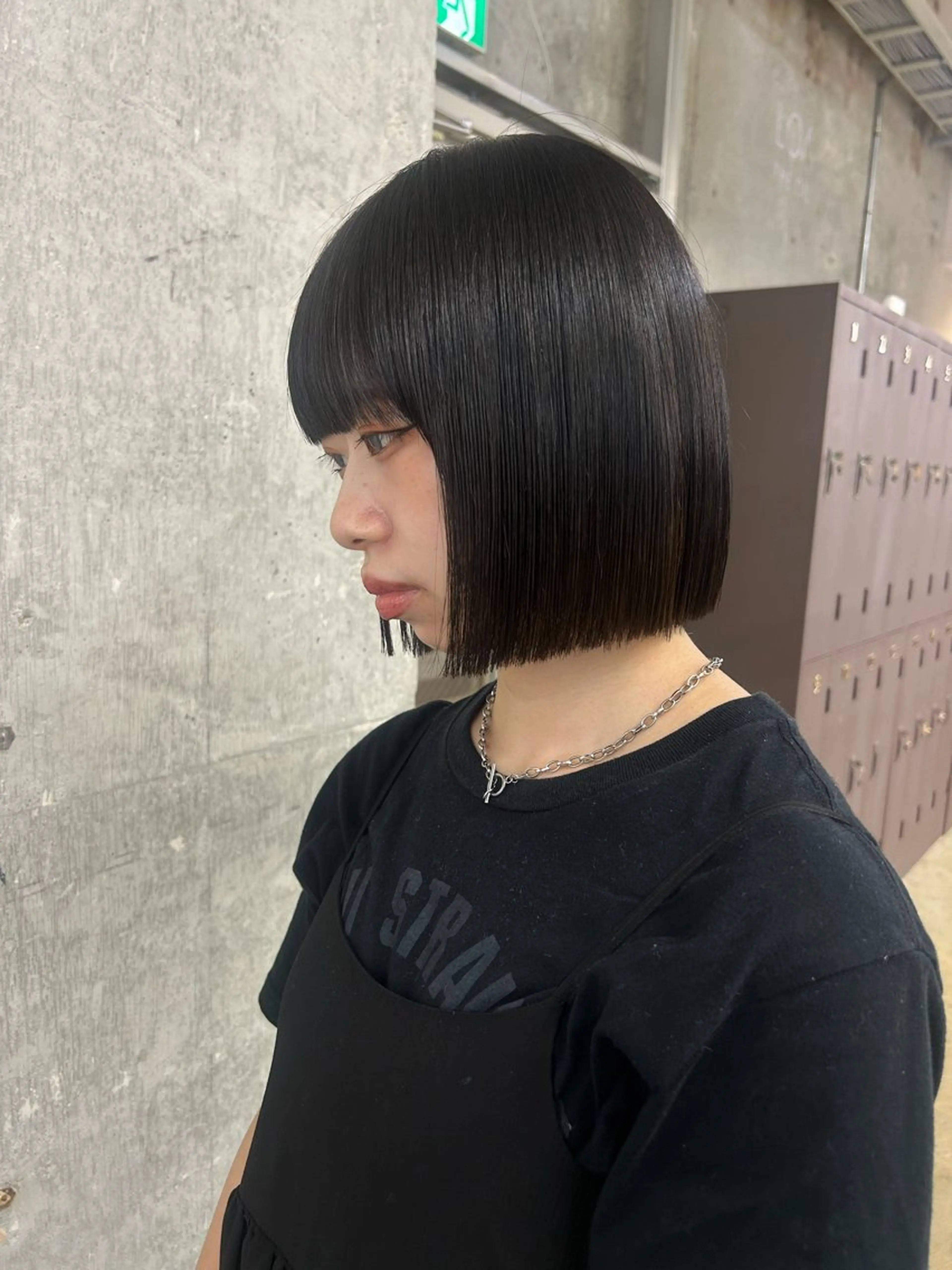 ミディアム ヘアカラー 縮毛矯正 トリートメント 伊藤ほのか /パーマ/オリーブのヘアスタイル