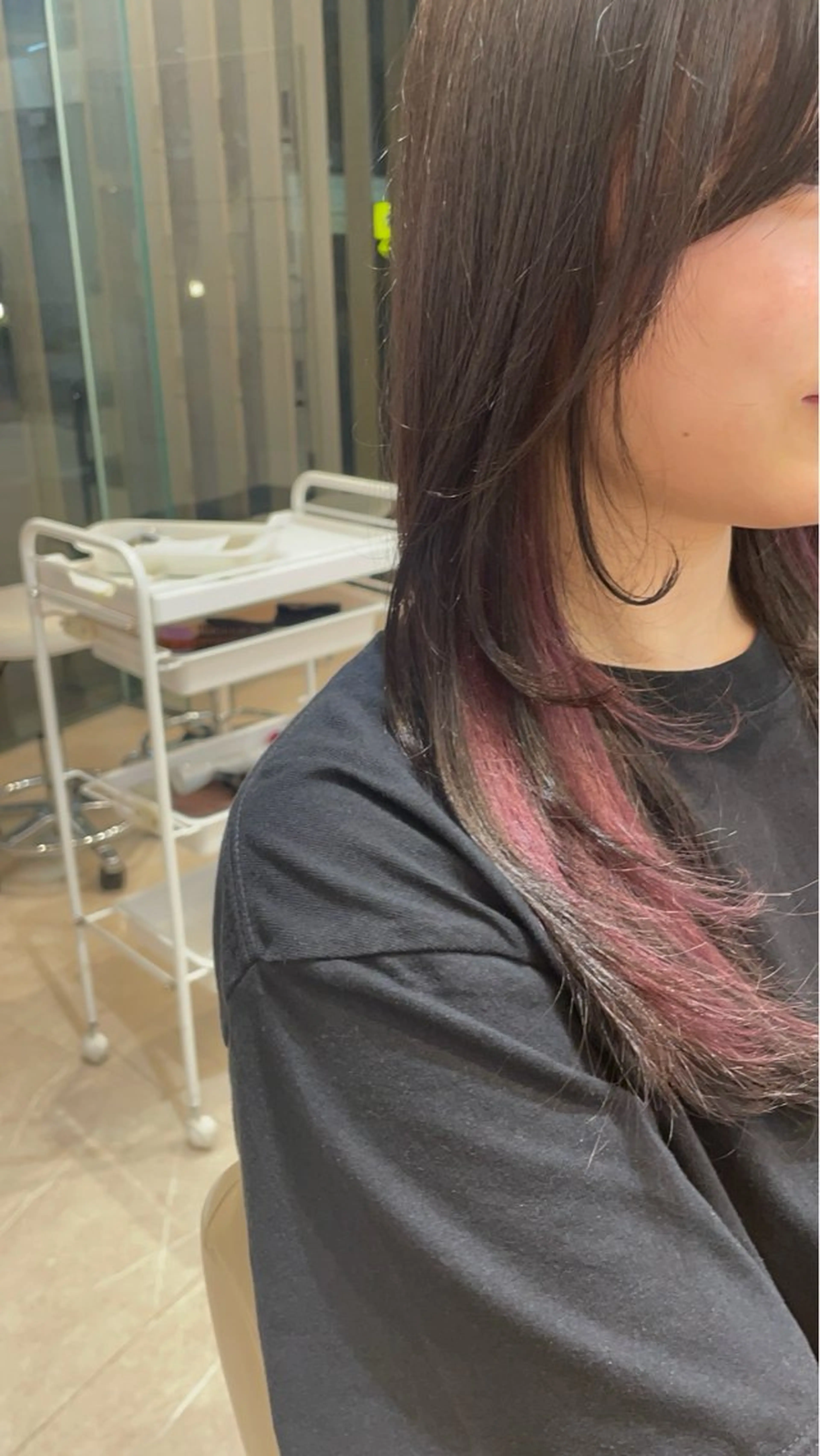 ミディアム レイヤーカット 髪質改善ケア/透明感 カラー伊藤 千尋のヘアスタイル