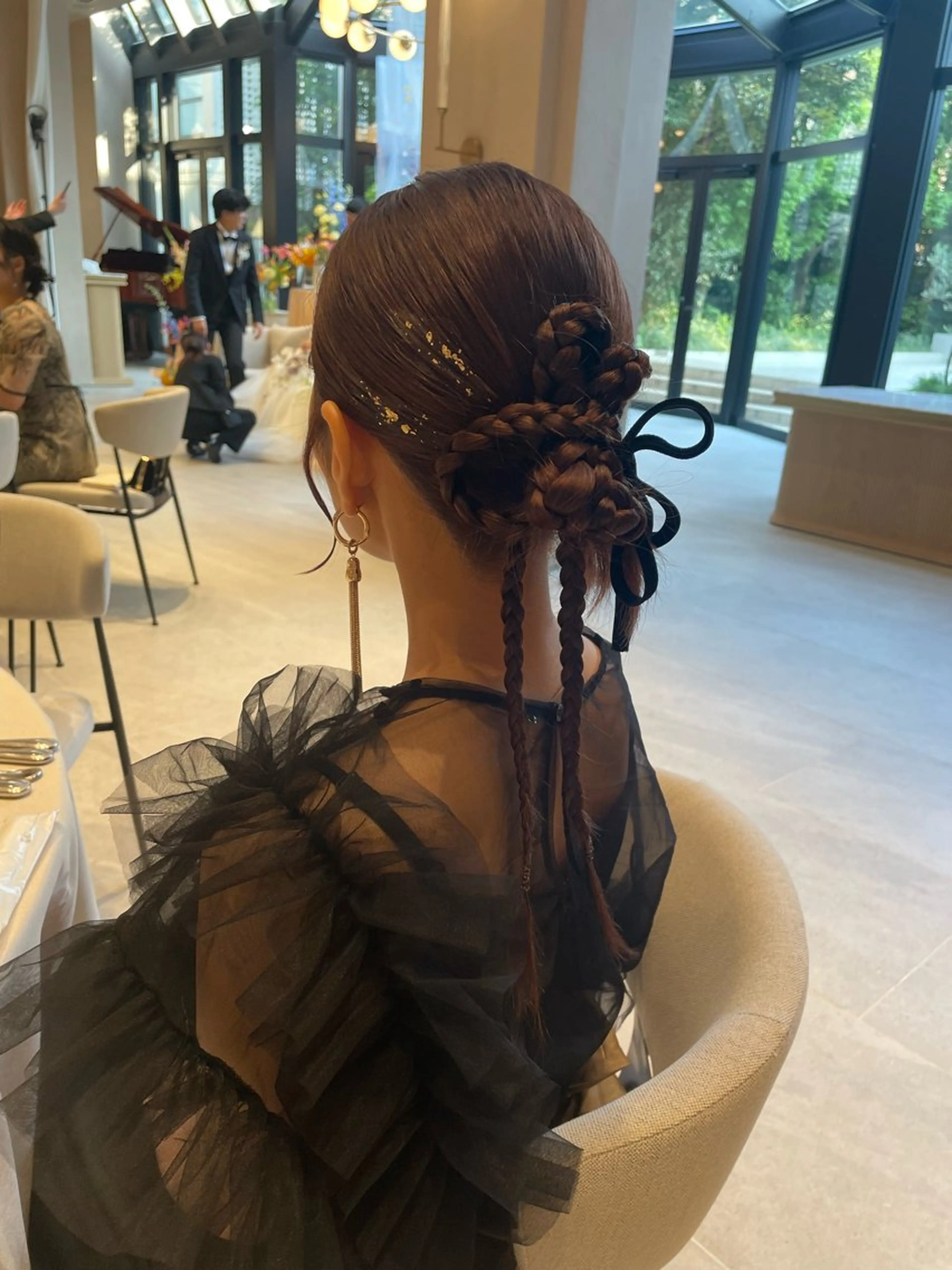 ロング ヘアアレンジ 結婚式・ブライダル Lowha_ageo 💐Fuzukiのヘアスタイル