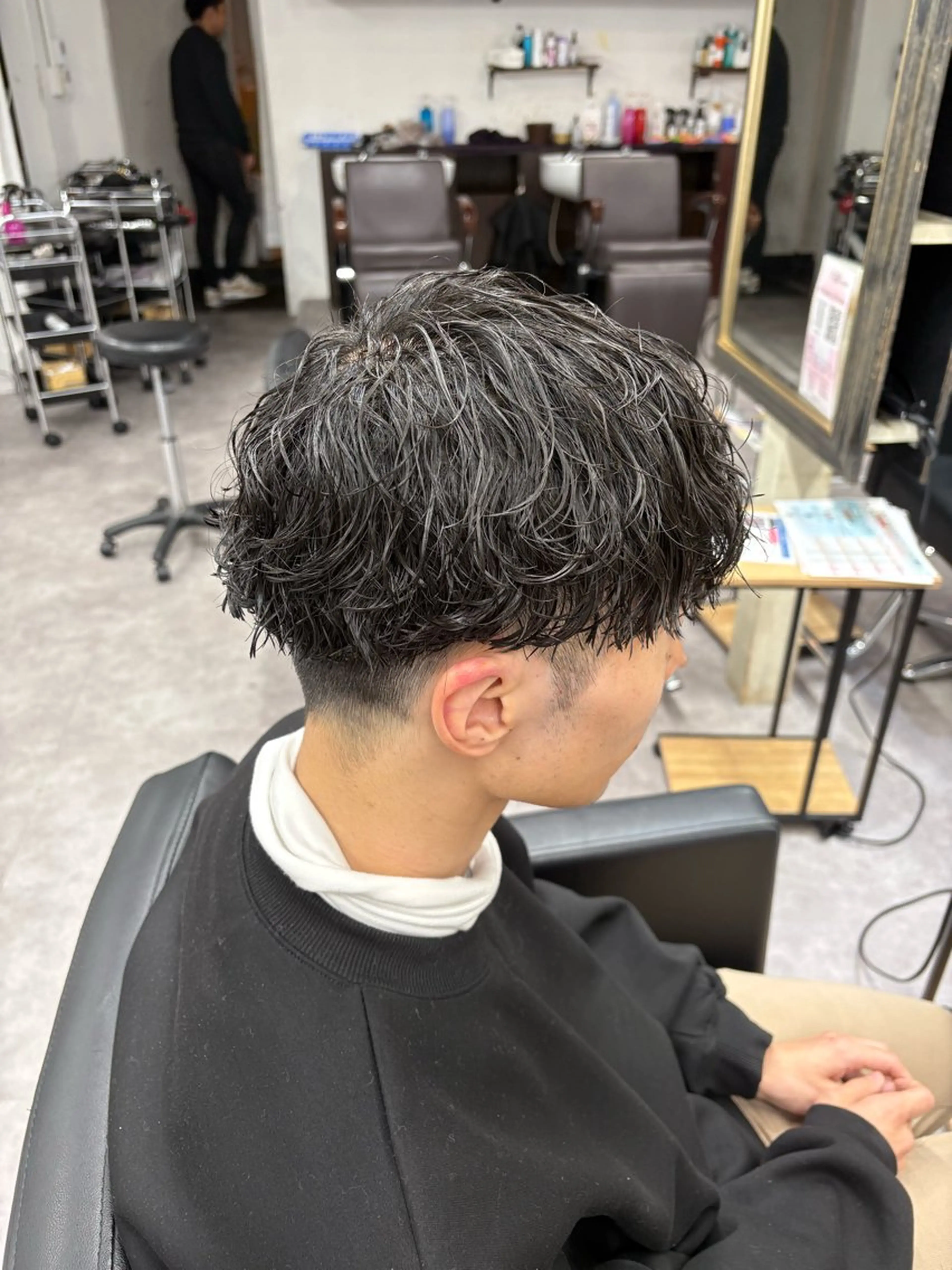 パーマ メンズ 笹江 瑞穂のヘアスタイル