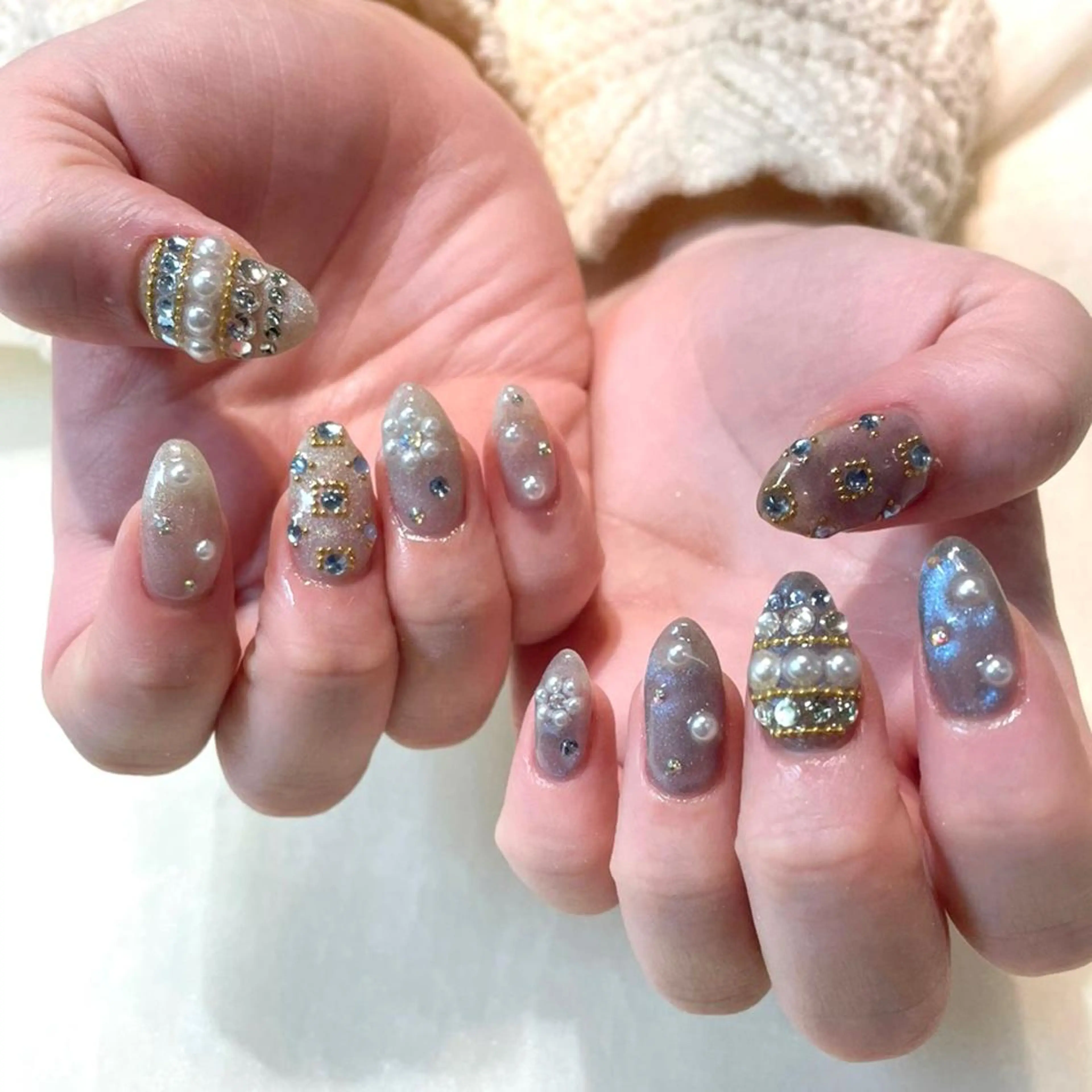 ネイル ハンドネイル 新井 ひなののネイルデザイン