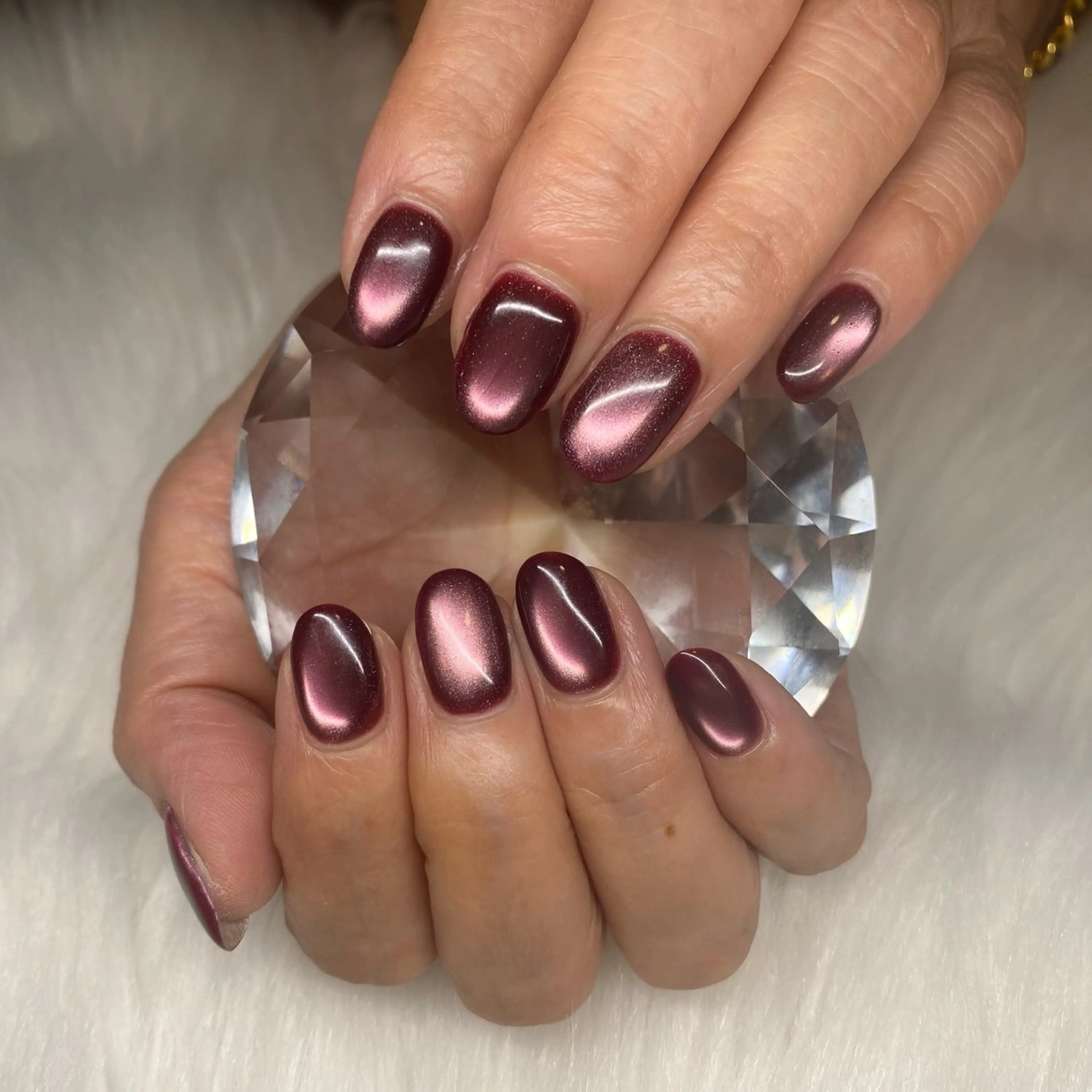 ネイル マグネットネイル マグネットワンカラー ワンカラーネイル nail salon milkのネイルデザイン