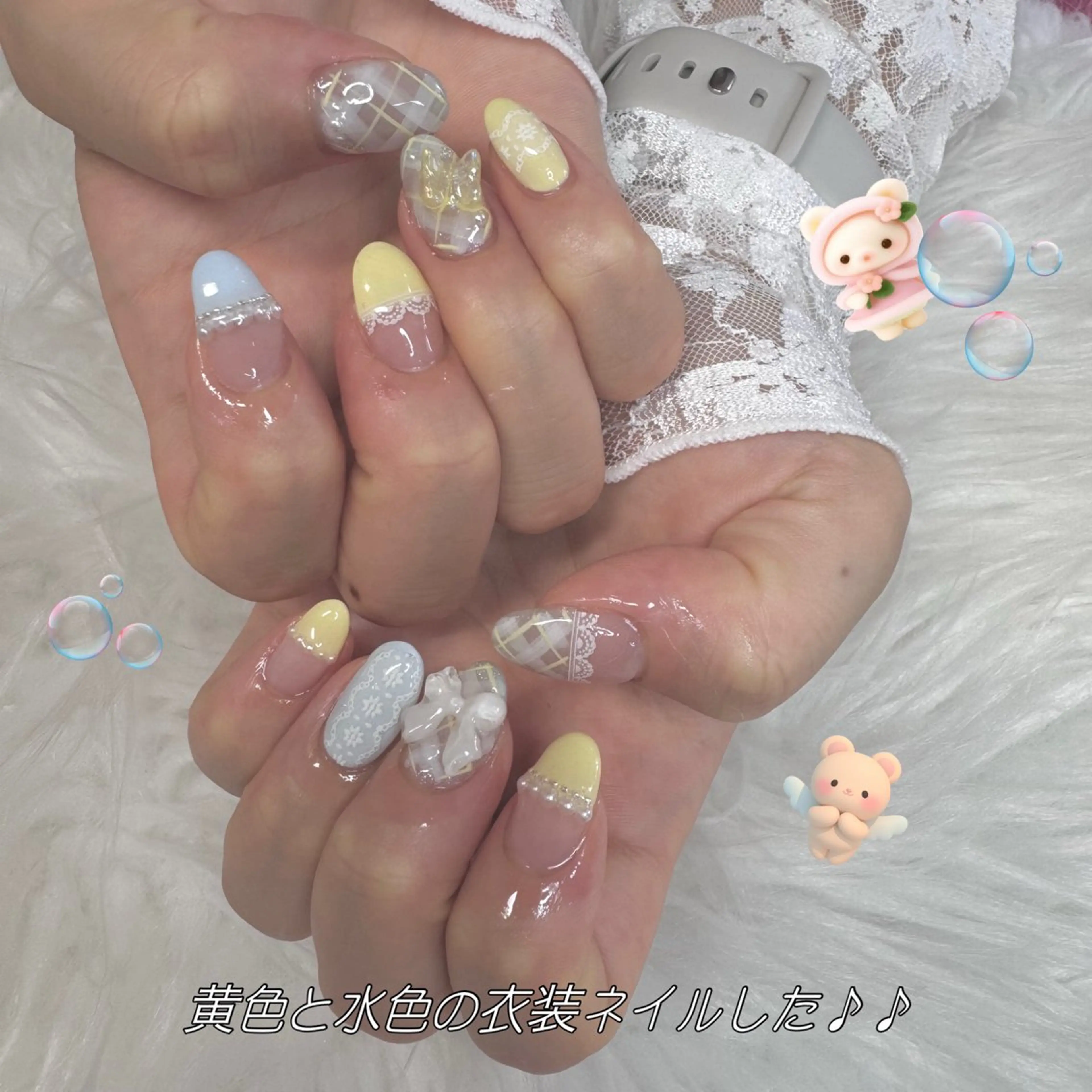 ネイル ハンドネイル La neige* yuki 🐩🌙のネイルデザイン