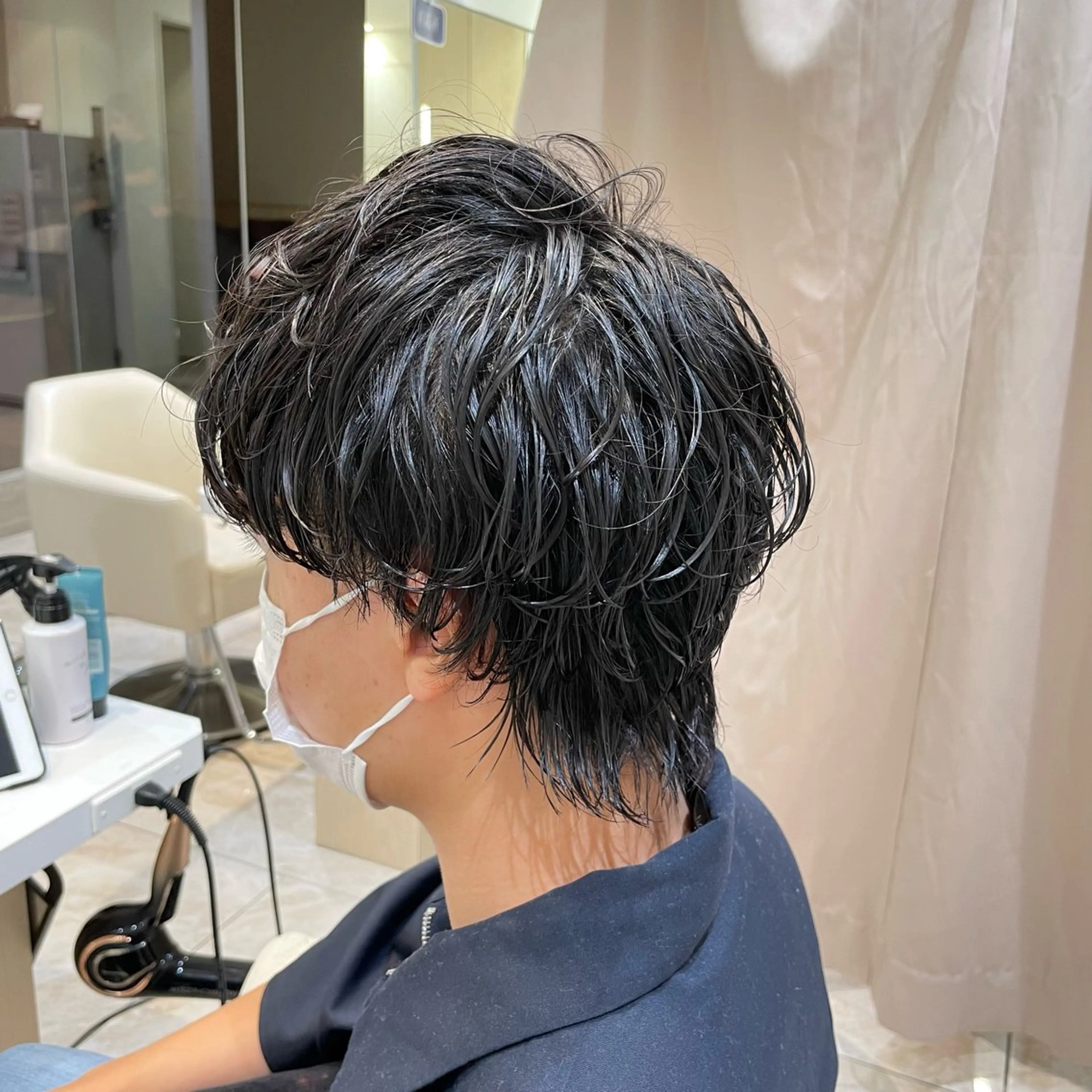 ショート パーマ メンズ カット パーマ ケンジアネッタ Men'sのヘアスタイル