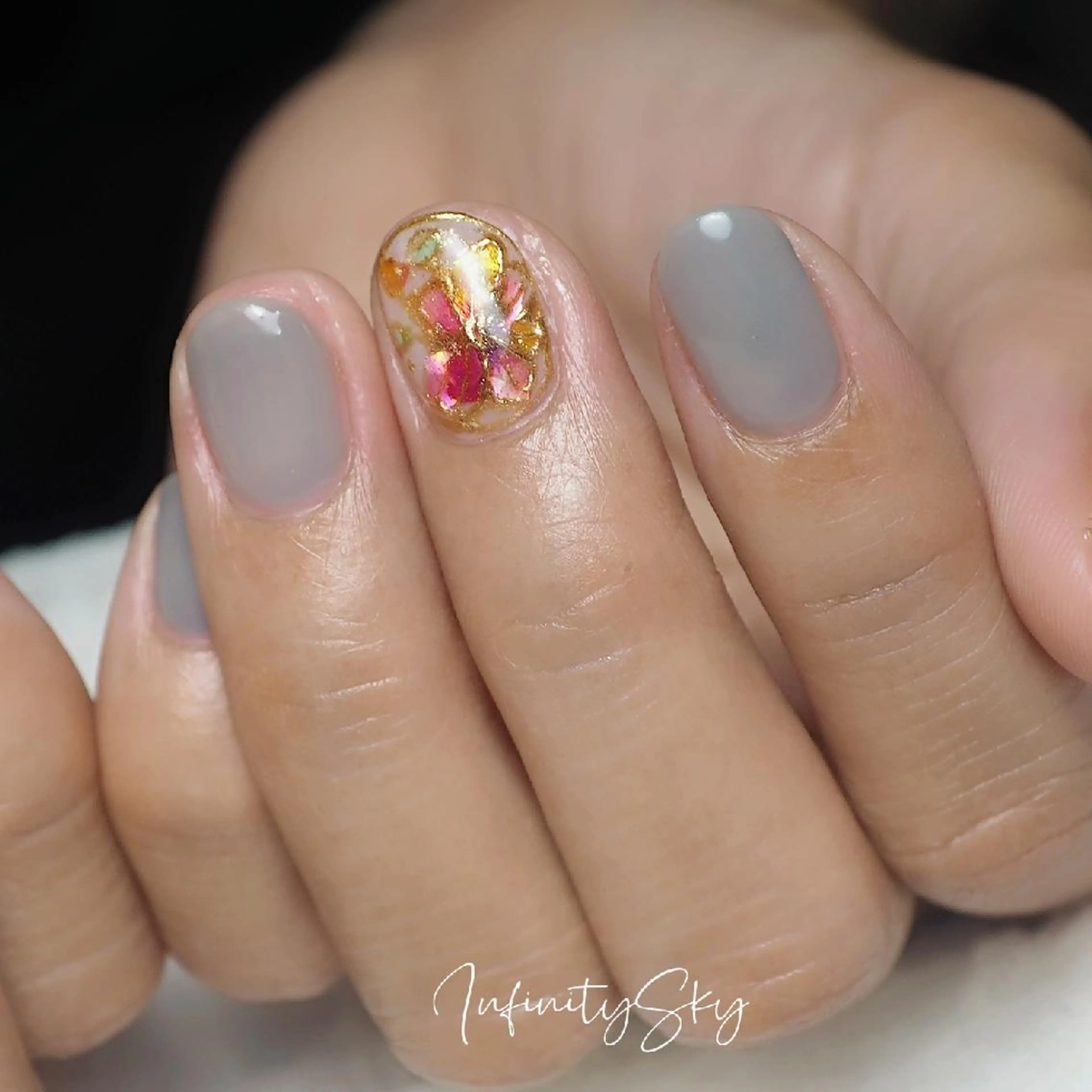 ネイル アートネイル infinity skyのネイルデザイン