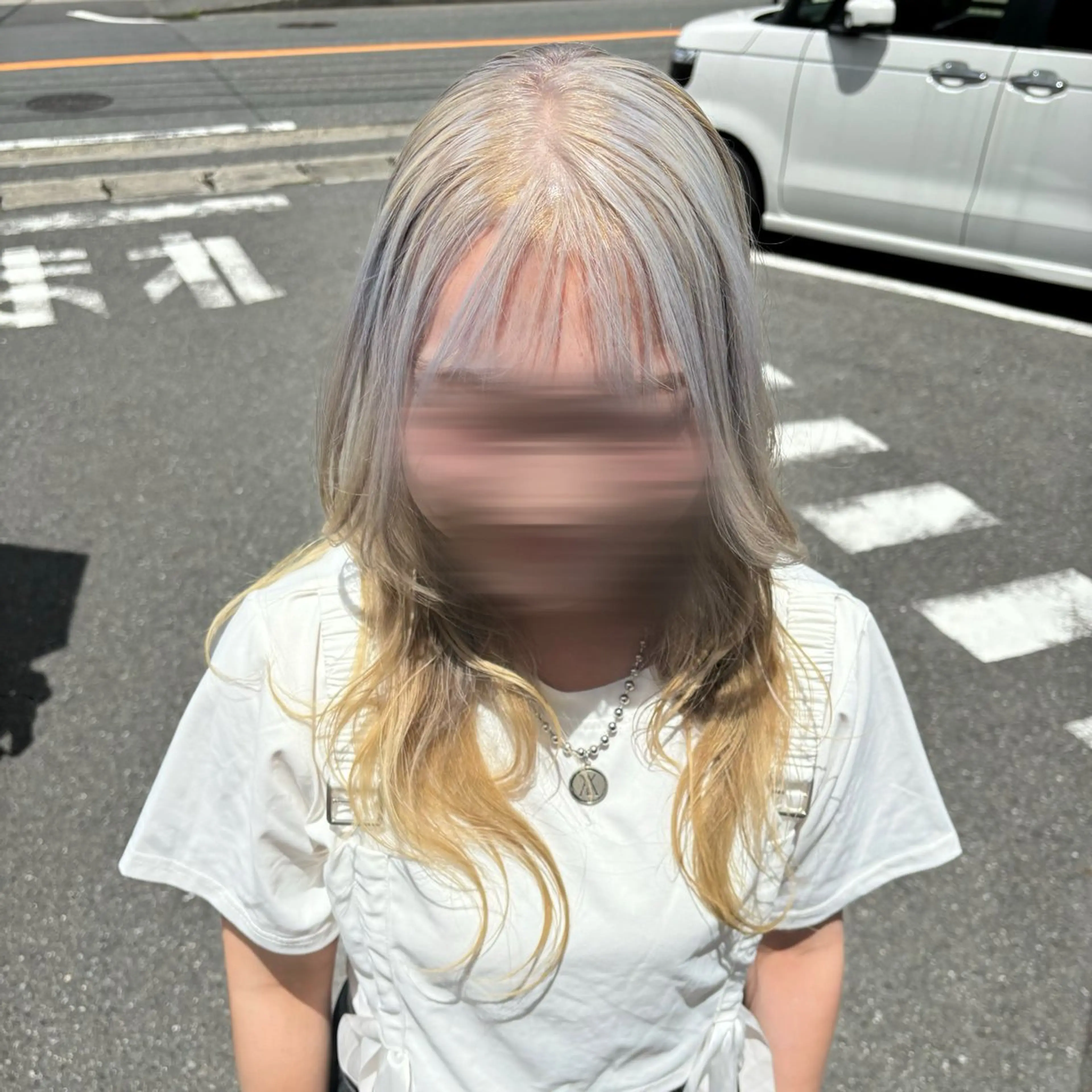 ロング カラー ハイトーンカラー 🎀ハイトーン/ 艶カラー/夕月🎀のヘアスタイル