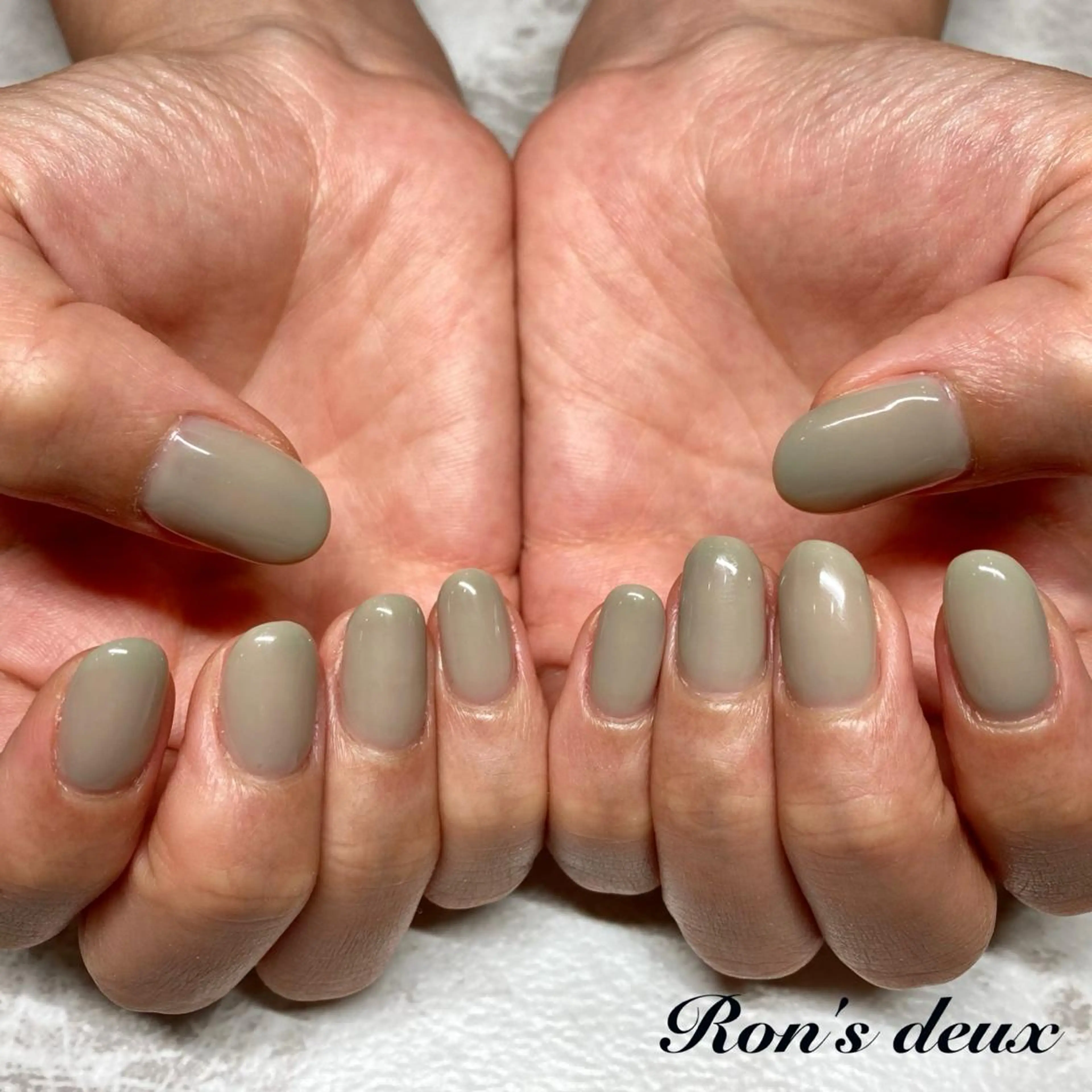 ネイル ワンカラーネイル Ron's nail 仙田のネイルデザイン