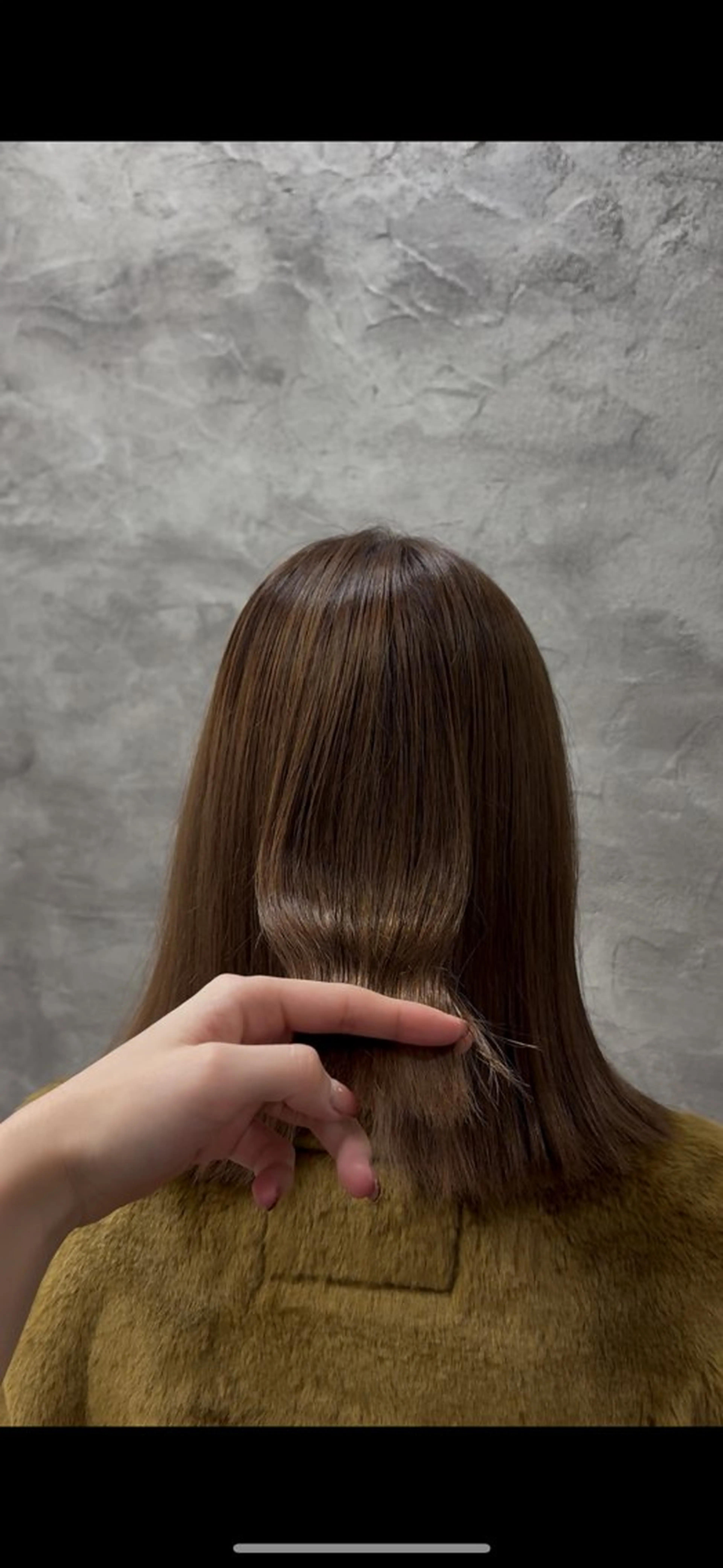 ミディアム カラー ヘアカラー ルプラボウ/ 内藤ほのか/艶カラーのヘアスタイル