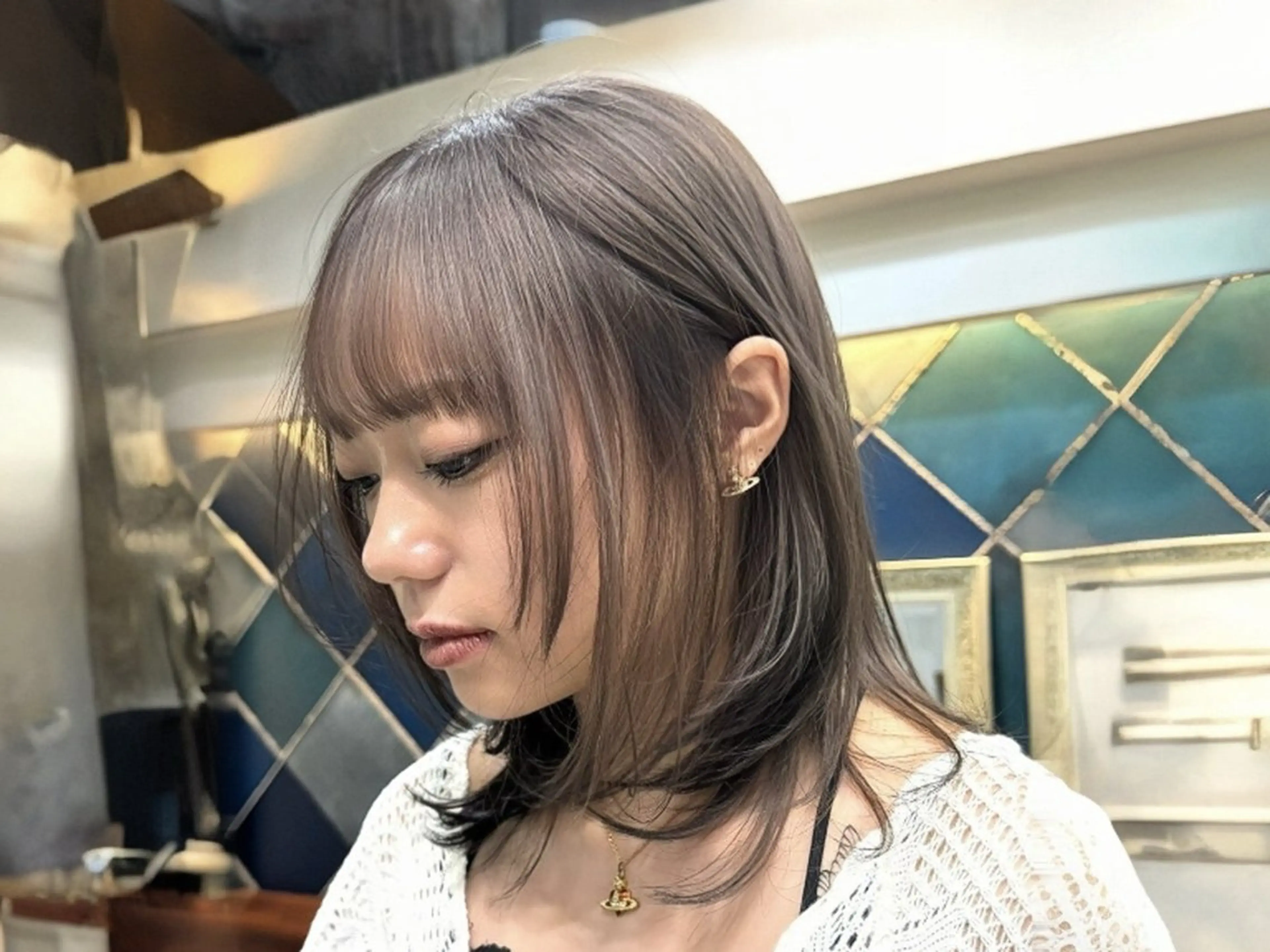 セミロング レイヤーカット LORE🔷福岡天神 カット/カラー⭐️のヘアスタイル