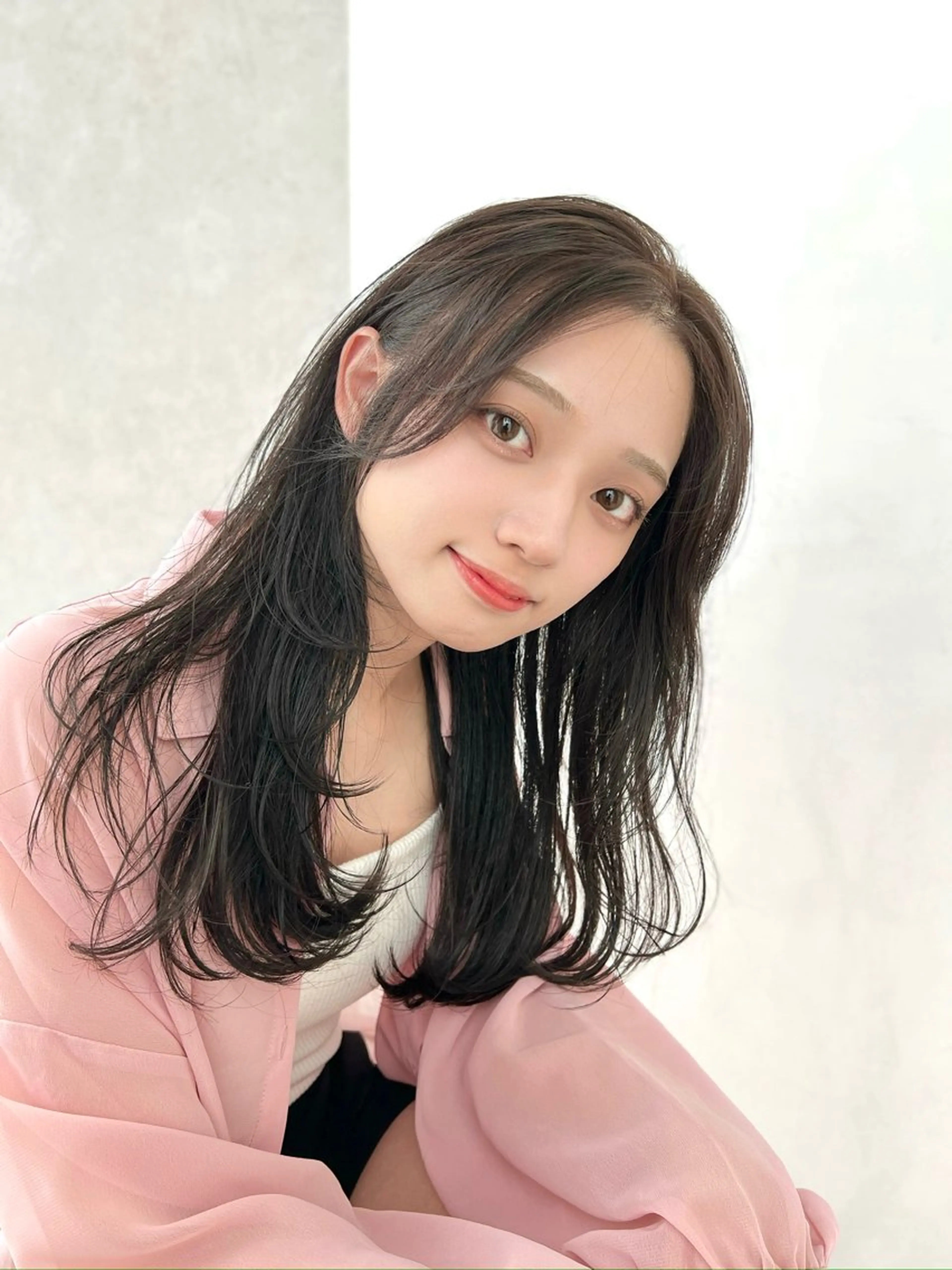 ロング けんけん cachecacheのヘアスタイル