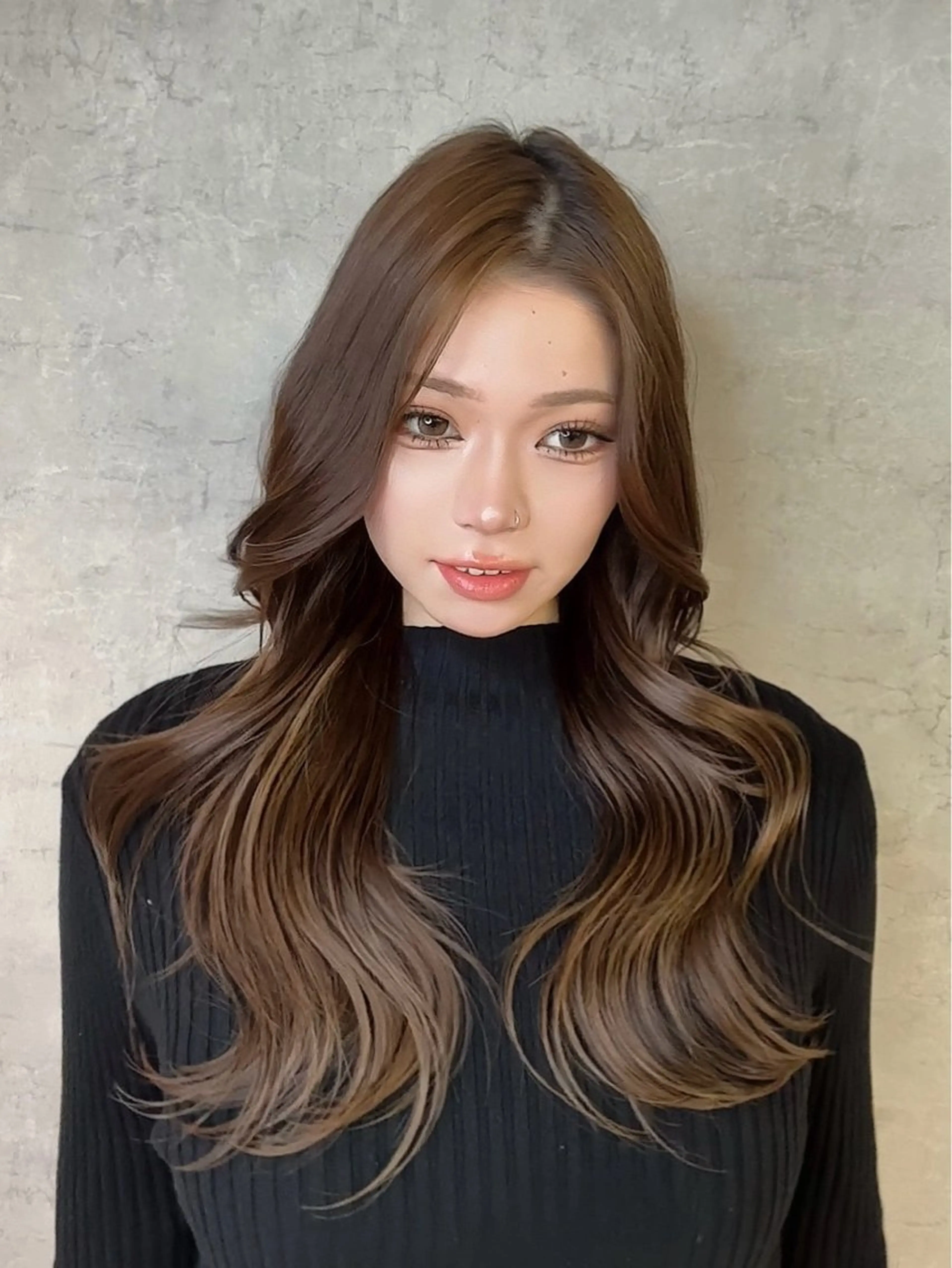 ロング トレンド韓国レイヤー 🇰🇷のんのヘアスタイル