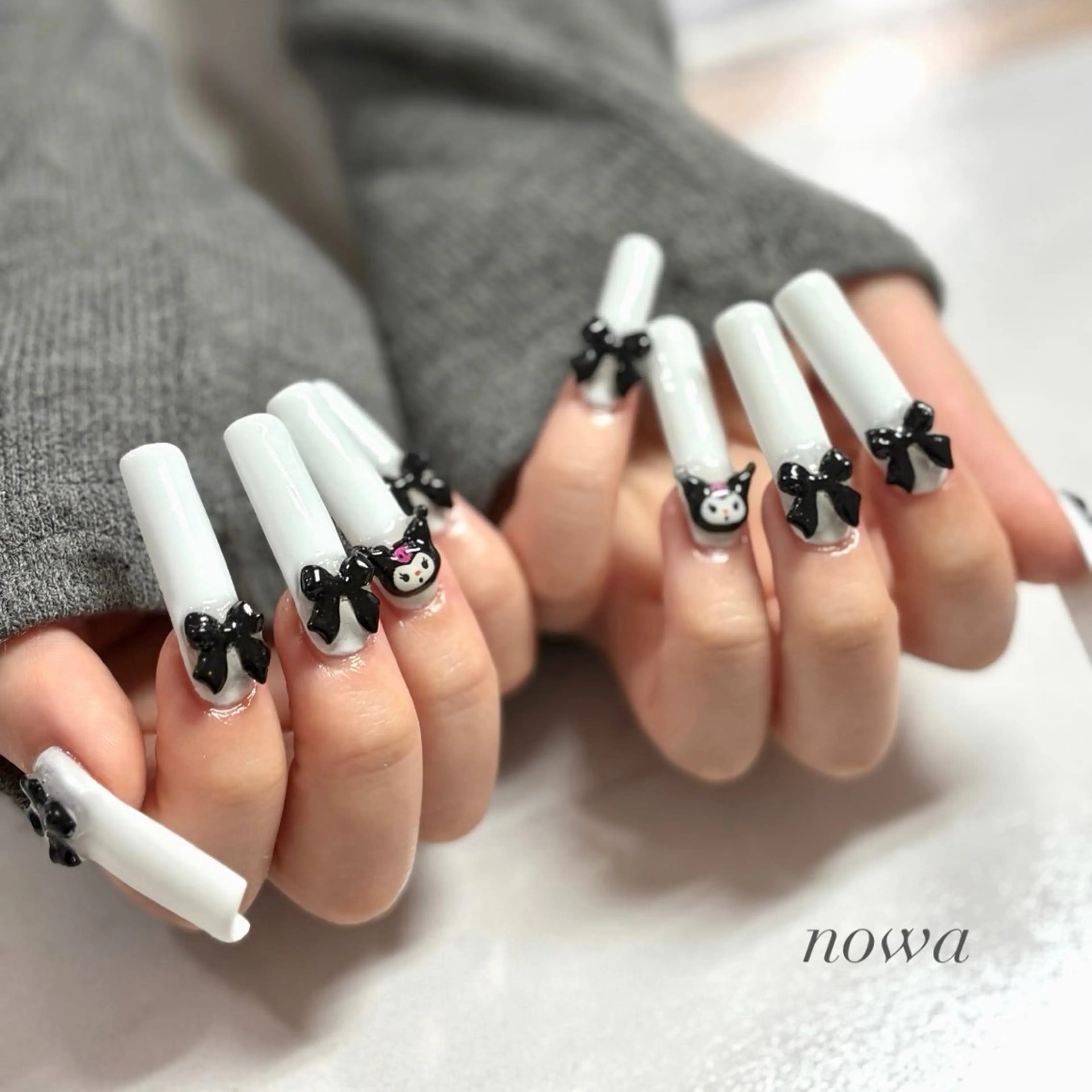 ネイル ロングネイル 持ち込み ハンドネイル Beauty Studio 【nowa】所属・【nowa】小松 宙未 Soramiのネイルデザイン