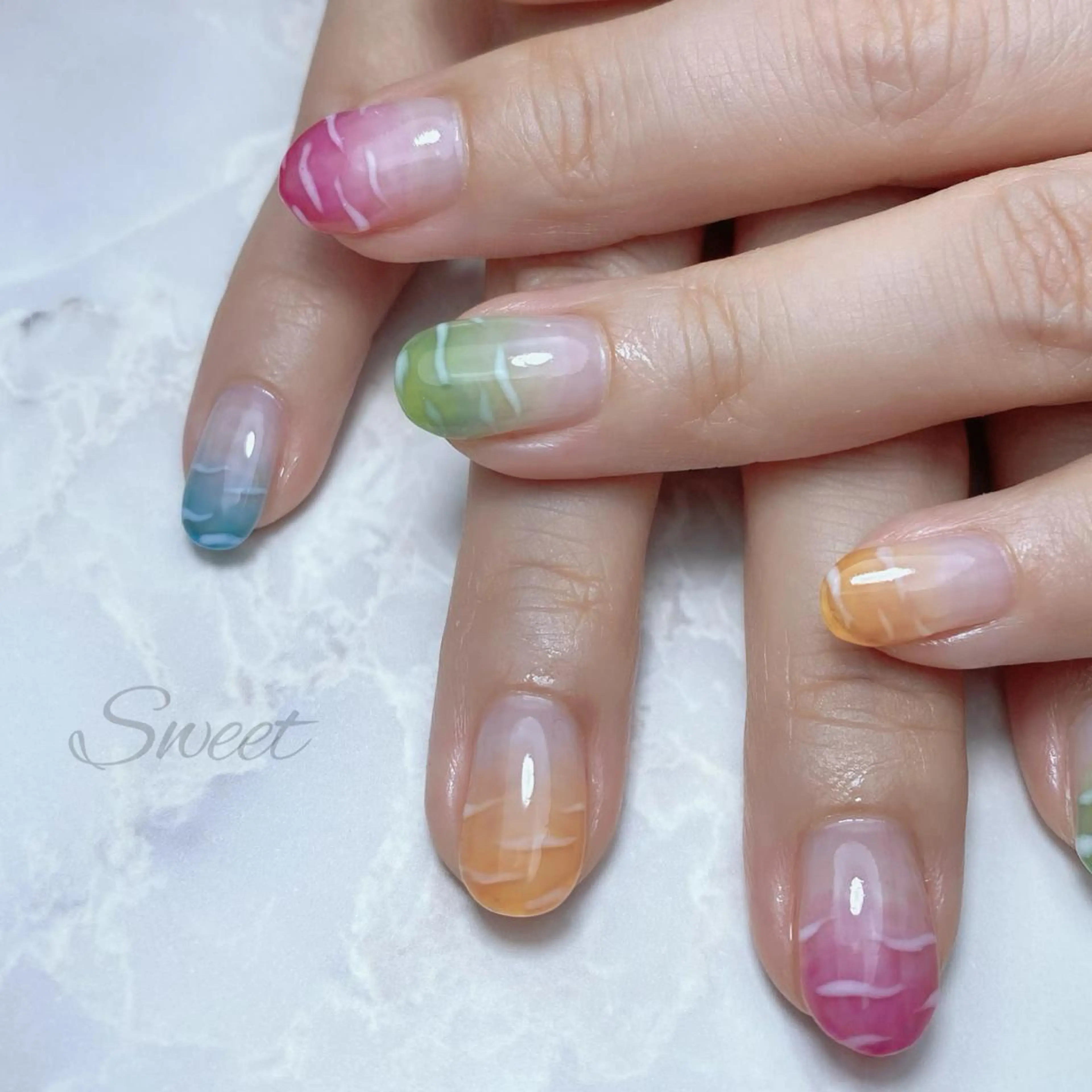 ネイル sweet 仲野陽子のネイルデザイン