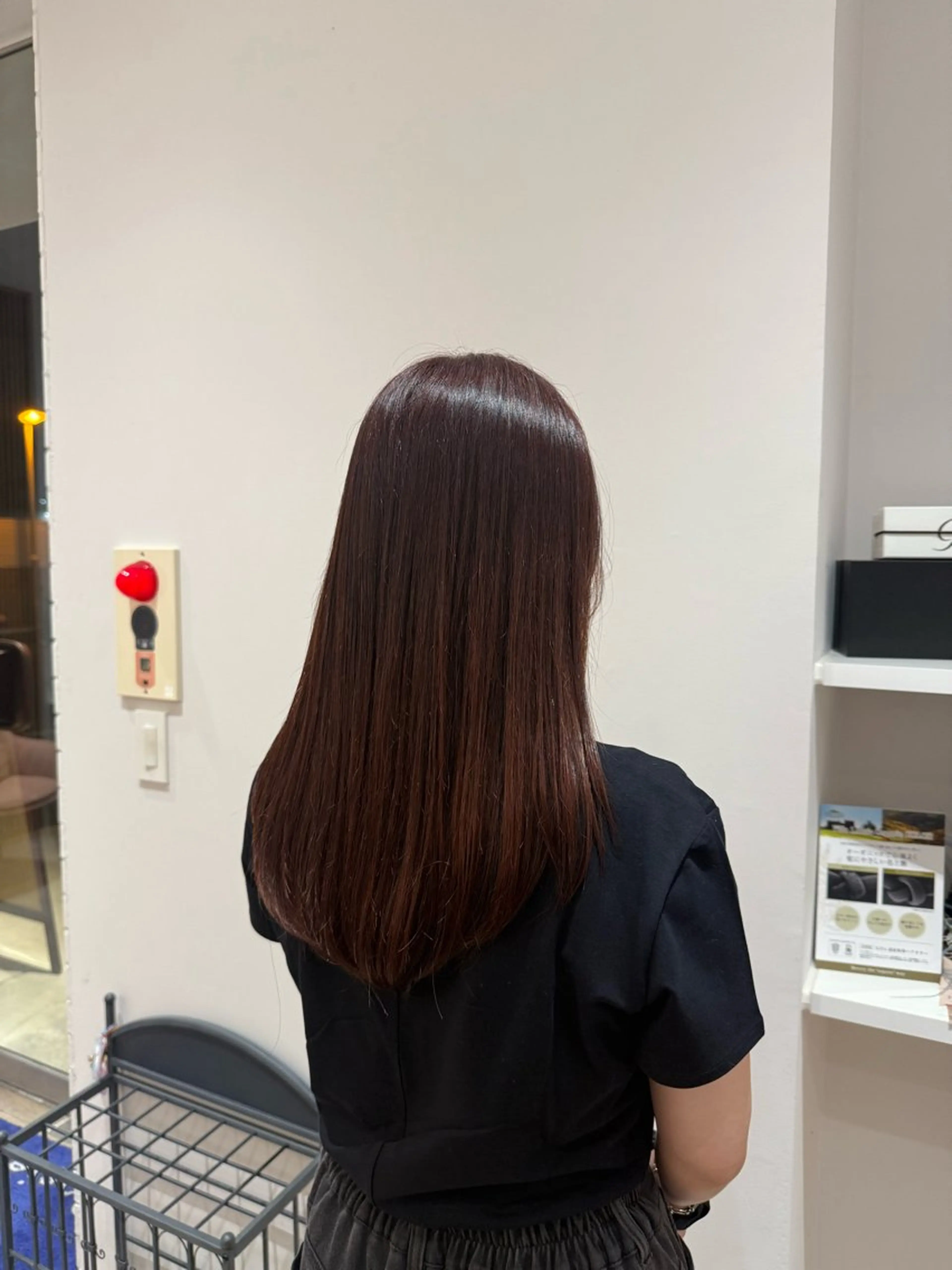 ロング カラー ブラウンカラー ピンクカラー ピンクブラウン RosierBlue 工藤のヘアスタイル