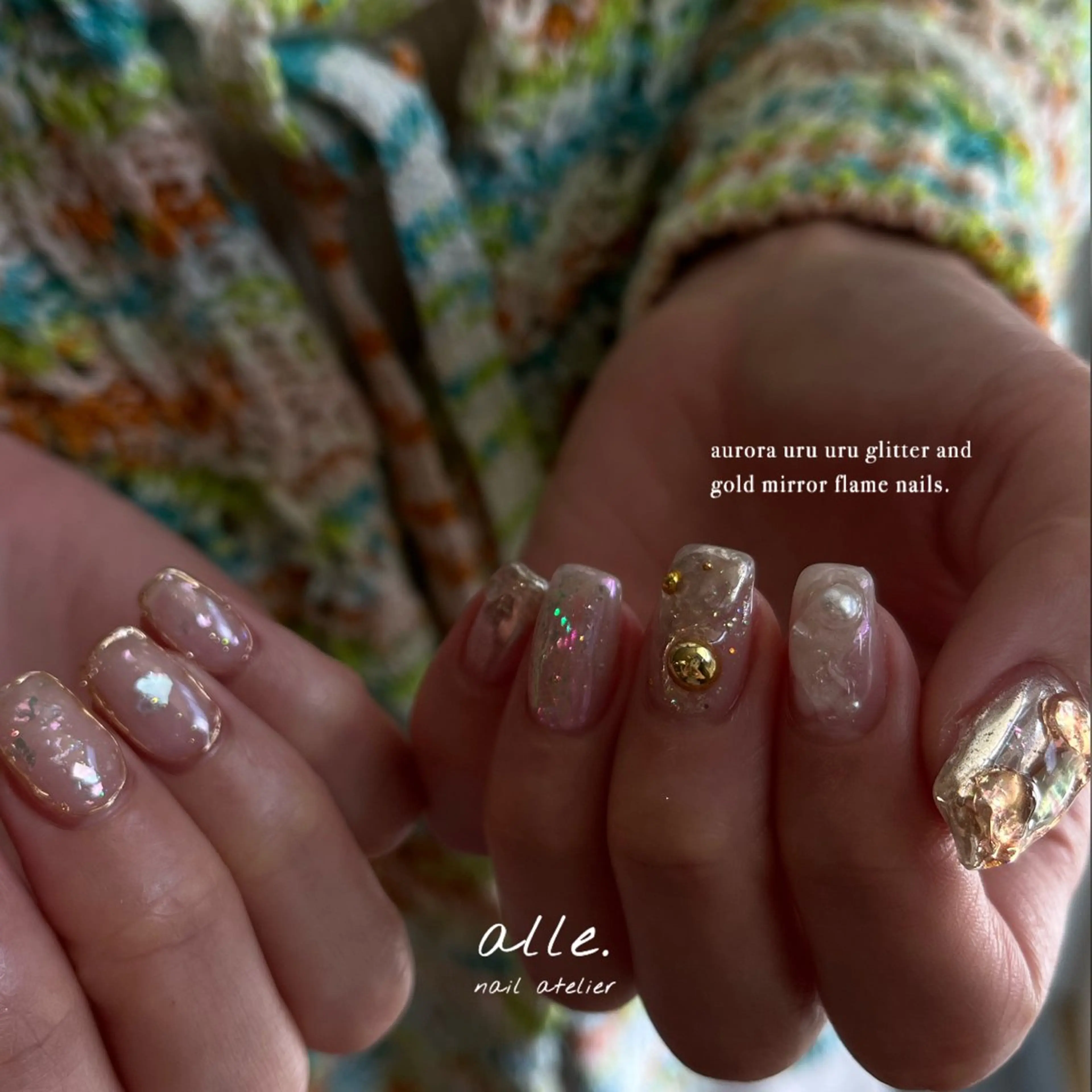 ネイル ハンドネイル atelier alle.のネイルデザイン