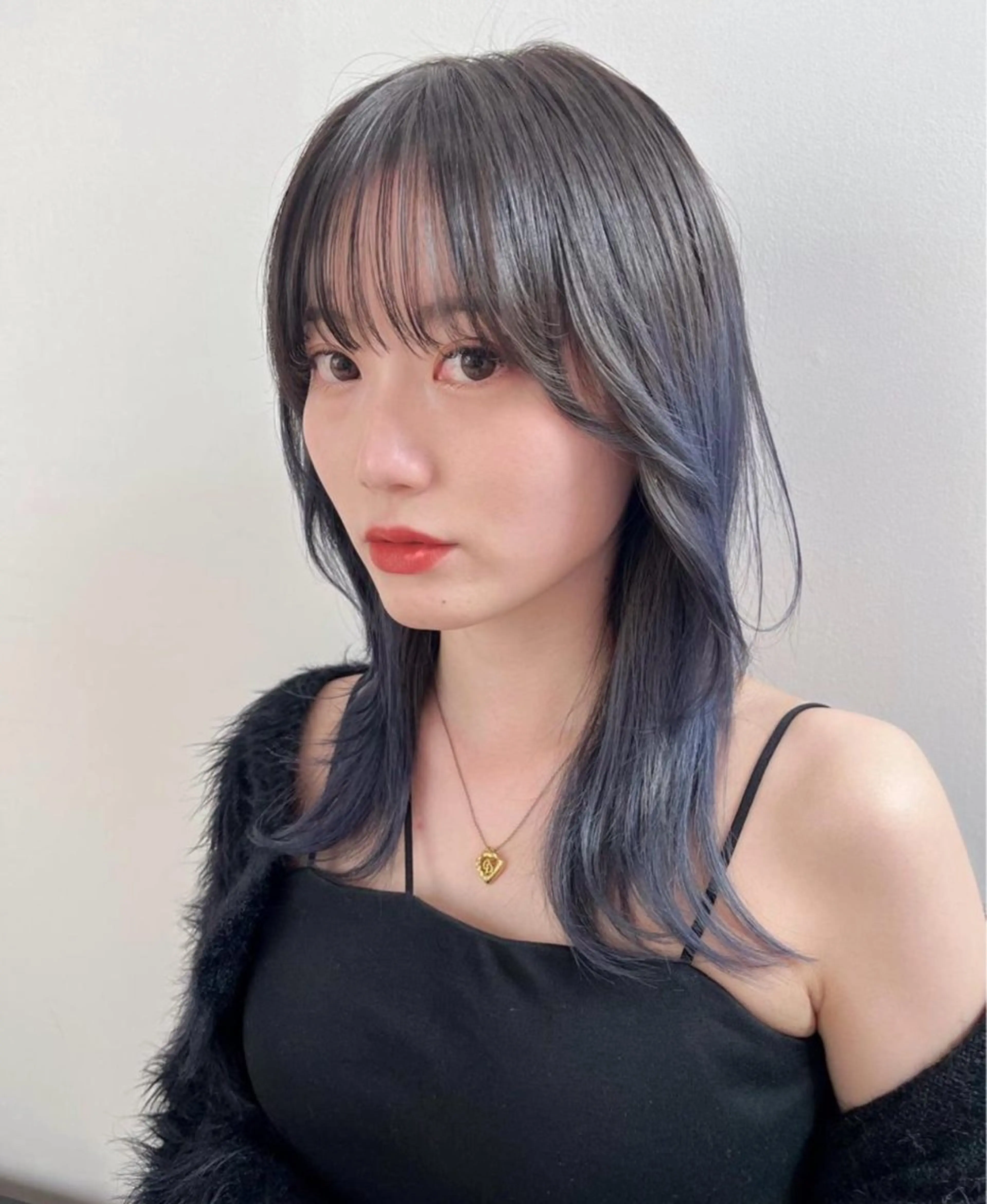 セミロング カラー ヘアカラー トリートメント 韓国ヘア／レイヤー/ 🤍ayumuのヘアスタイル