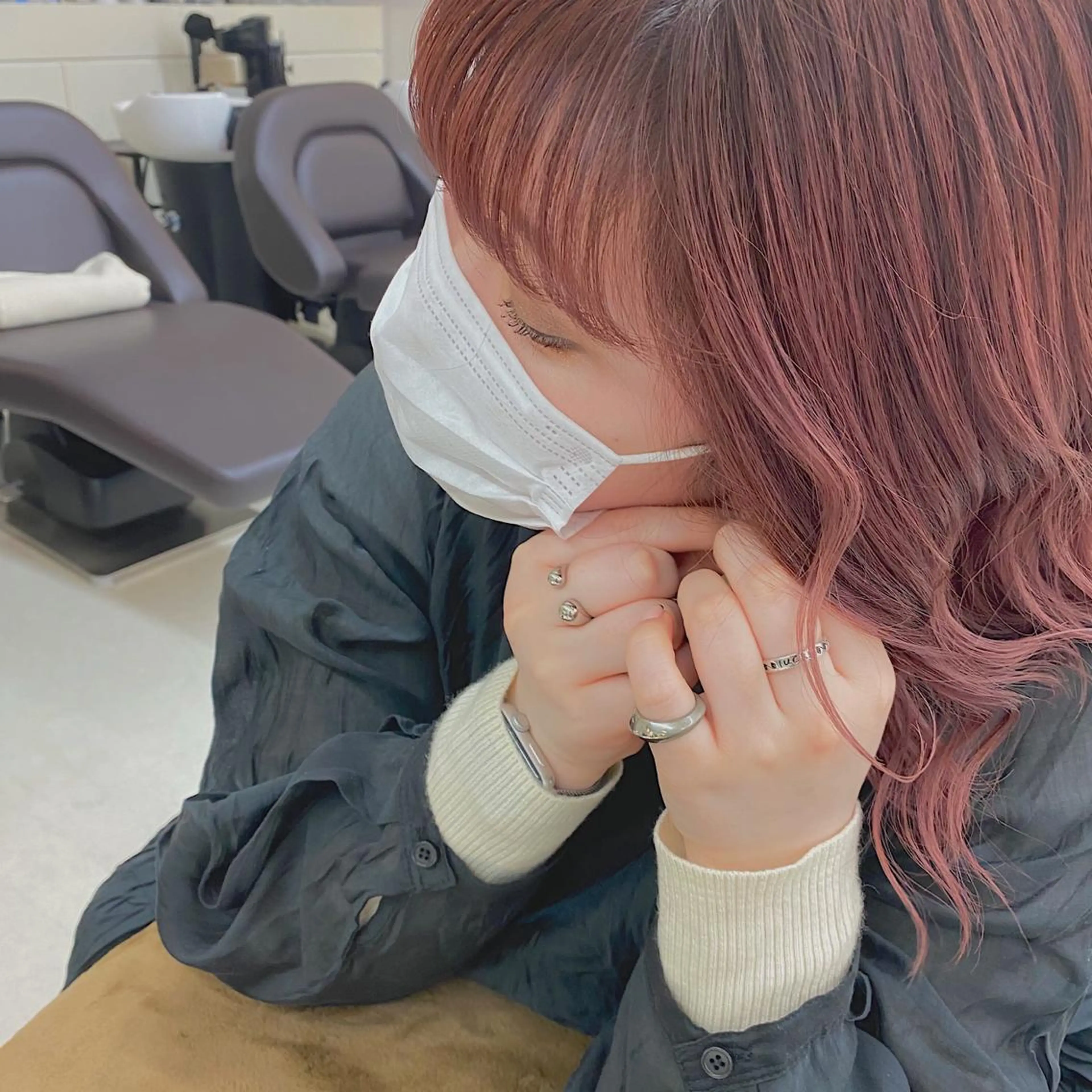 カラー 長嶋美奈/ 韓国風レイヤーカットのマツエク・マツパデザイン