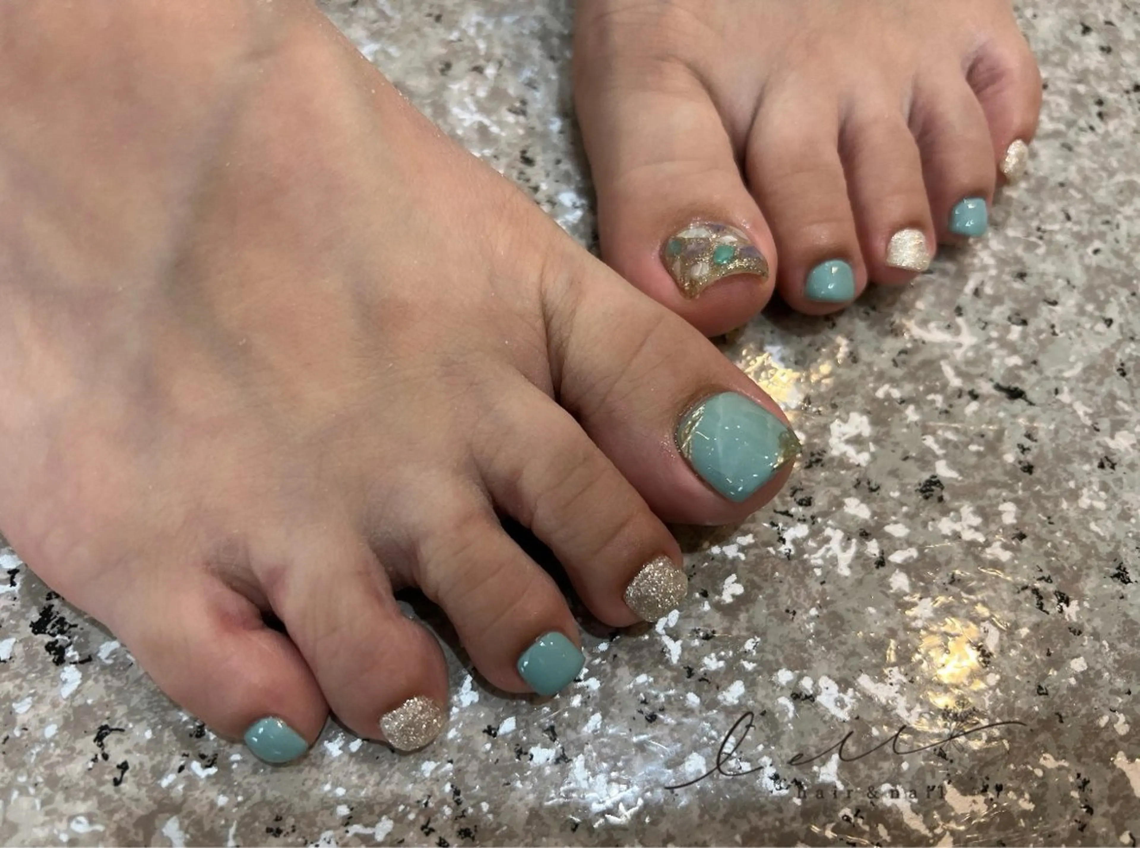 ネイル フットネイル ell. wakoのネイルデザイン