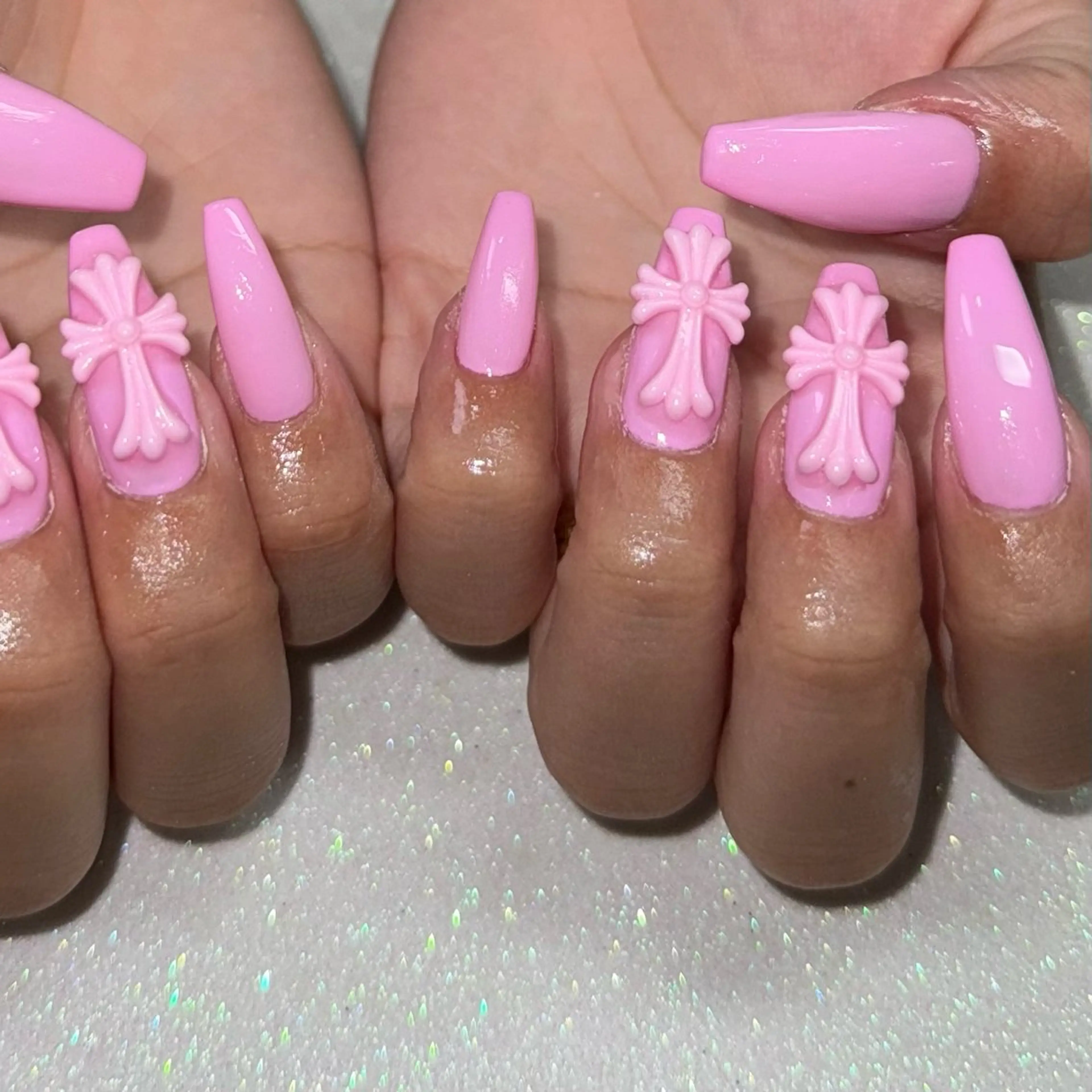 ネイル 持ち込み ハンドネイル VIERU 🌈🎀💖のネイルデザイン