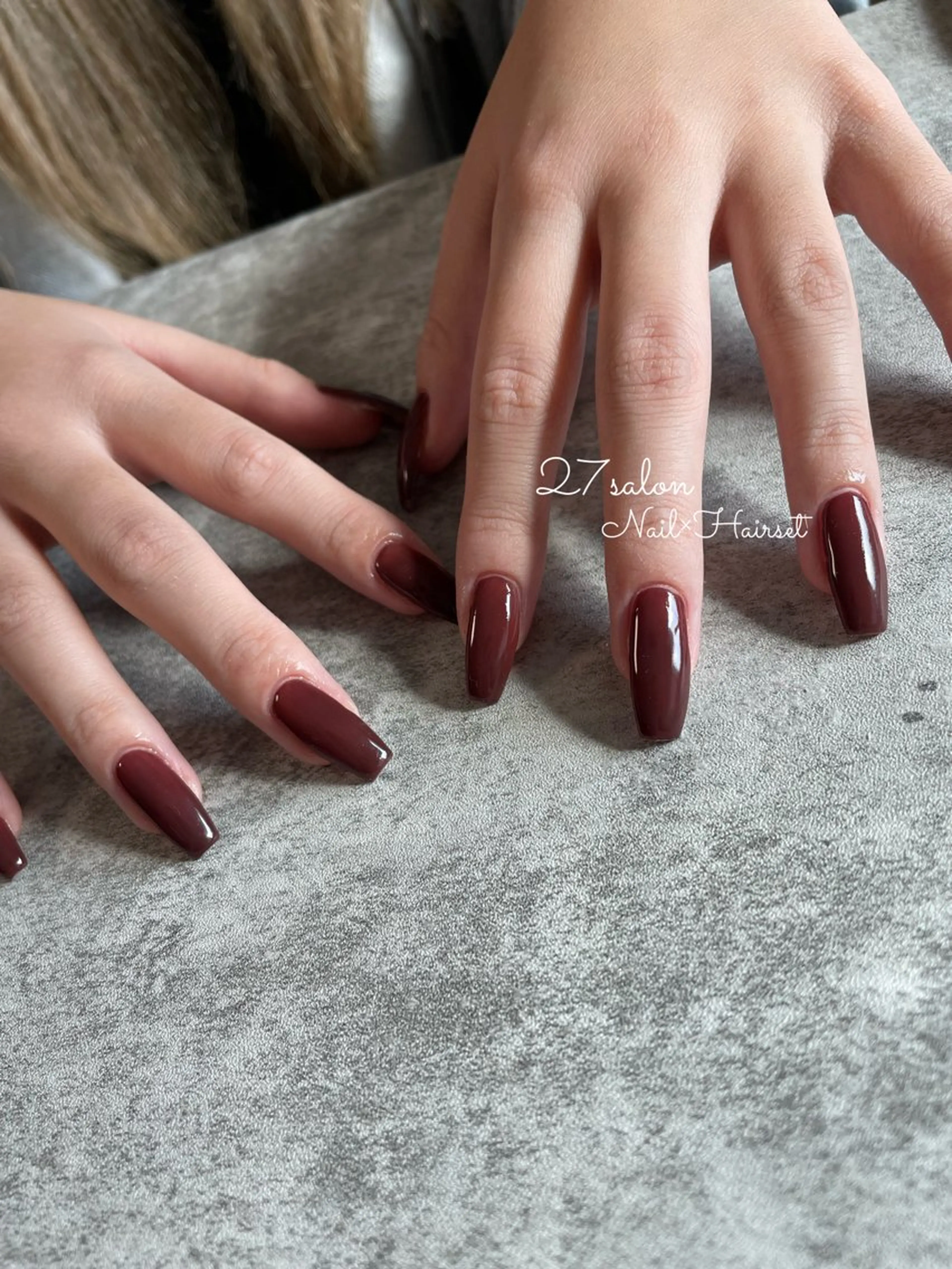 ネイル ボルドー 27salon yuinaのネイルデザイン
