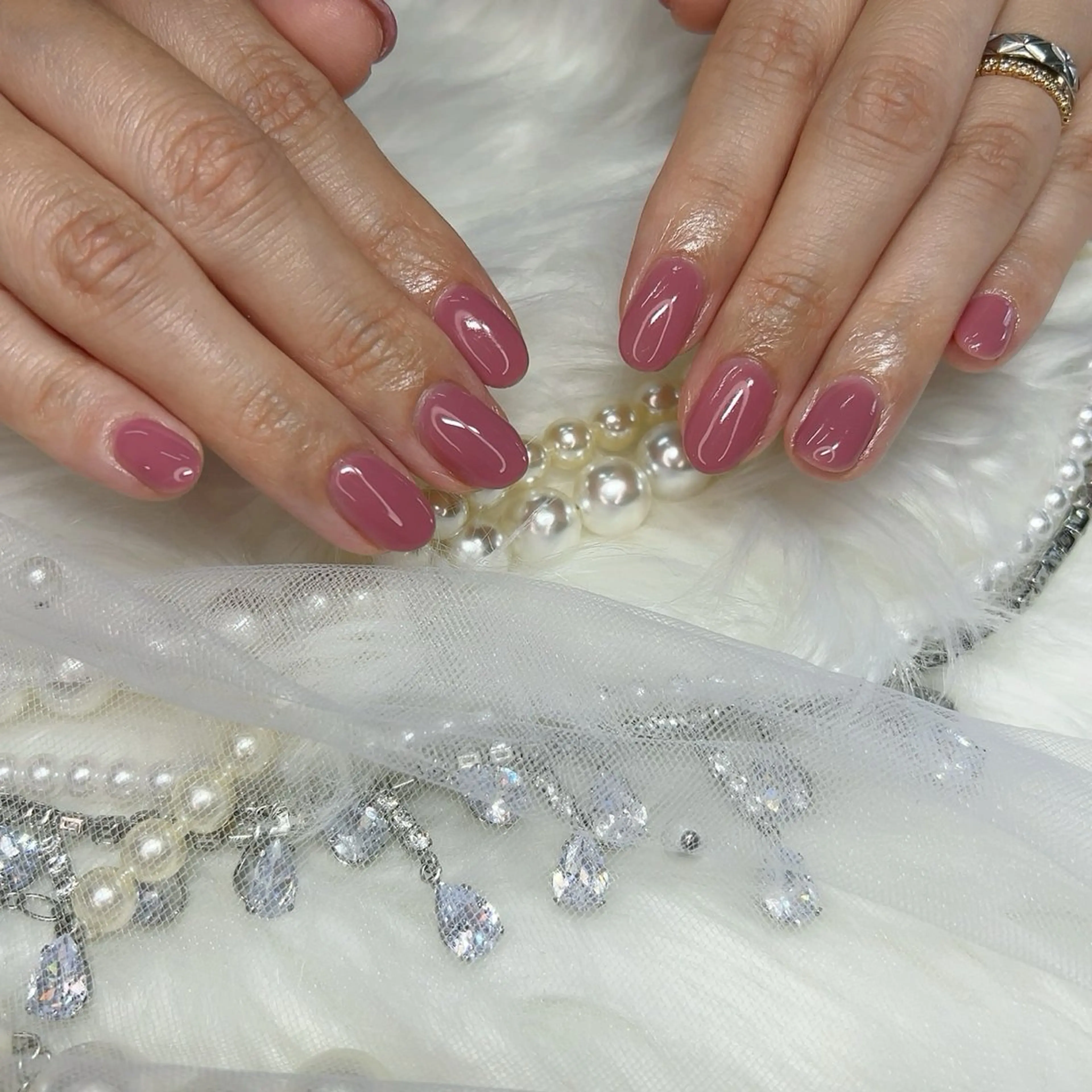 ネイル ワンカラーネイル my nail plus野江内代のネイルデザイン