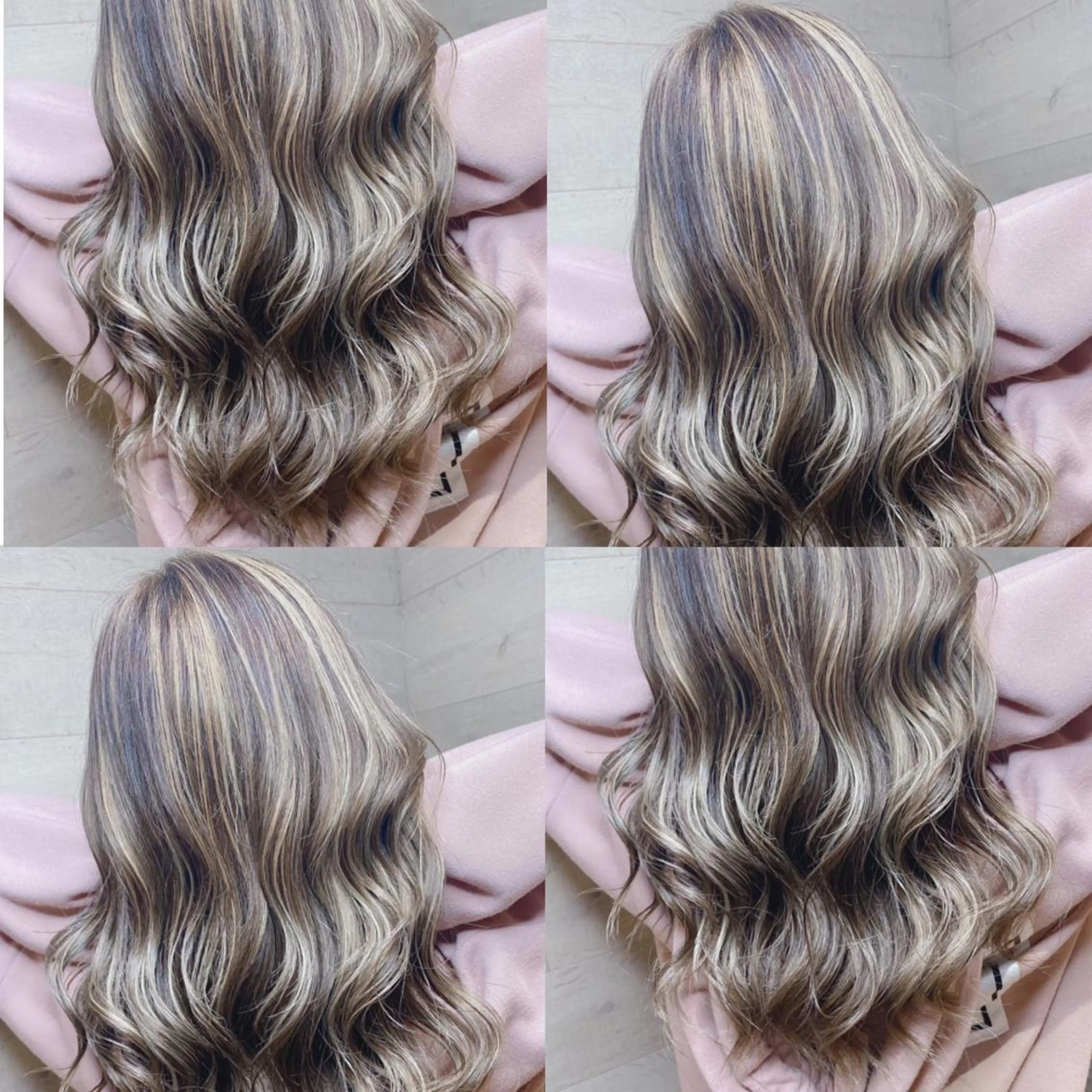 セミロング カラー ヘアアレンジ 🦋韓国ヘア 坂本 菜摘🦋のヘアスタイル