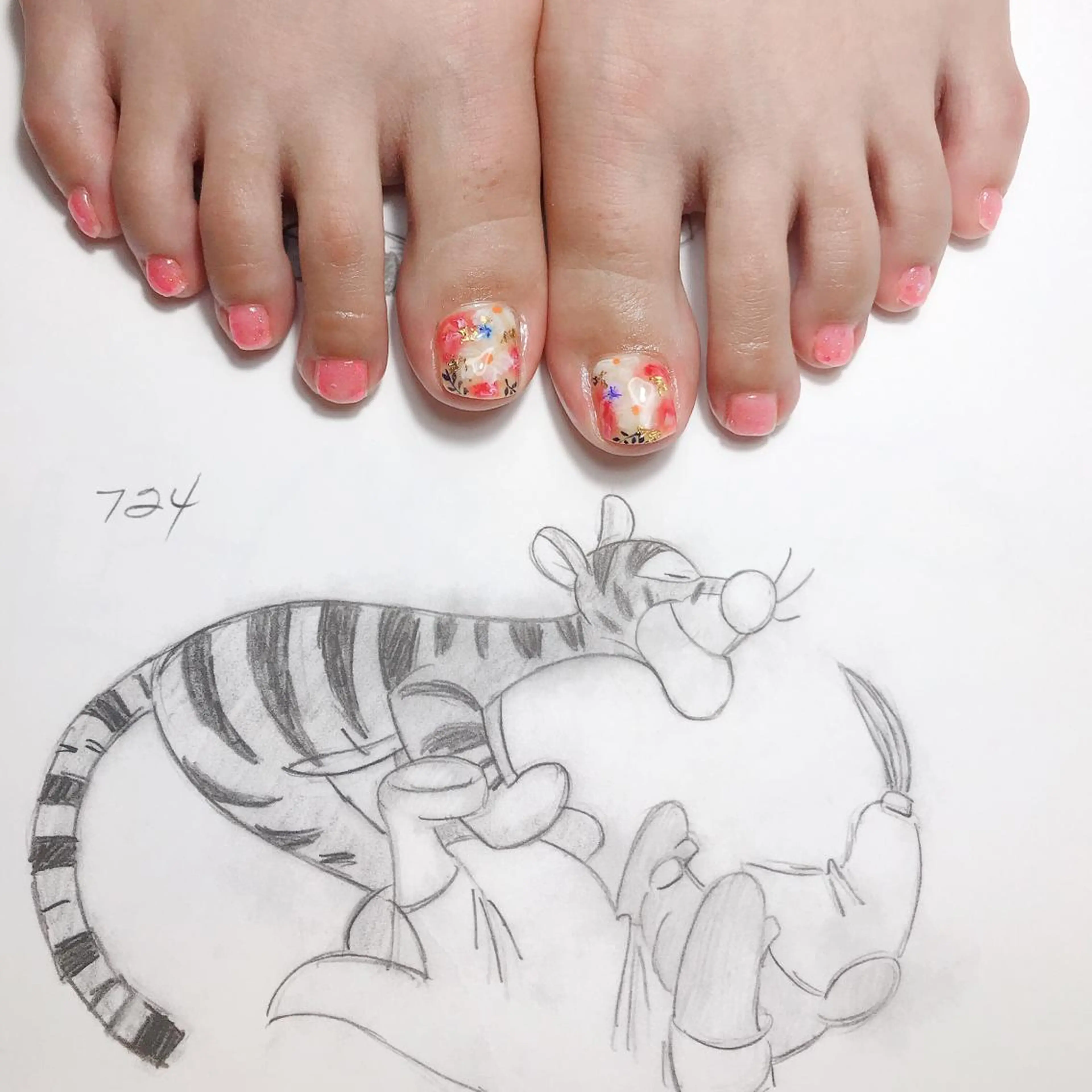 ネイル フットネイル owlnail /持込みデザイン専門のネイルデザイン