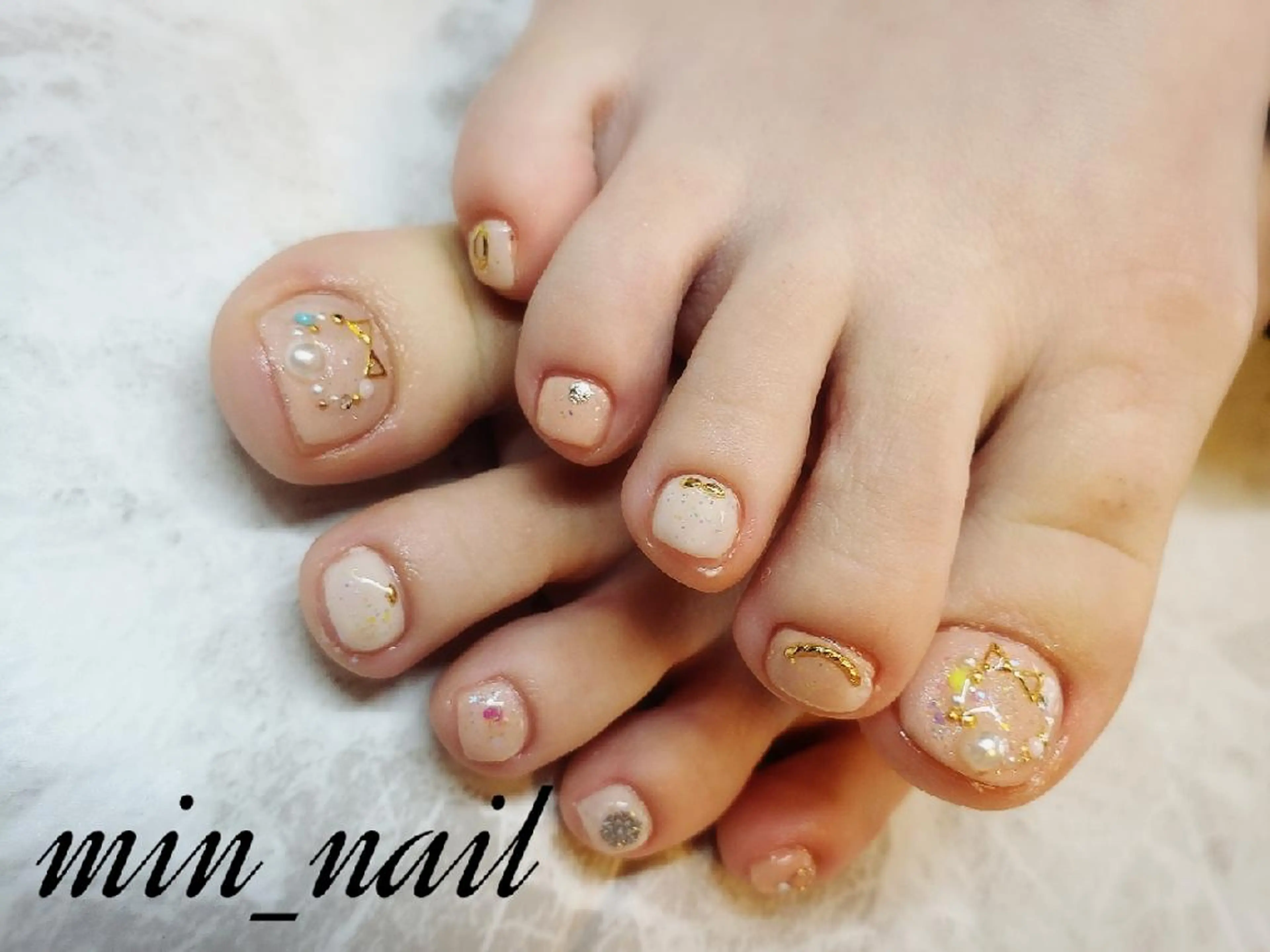 ネイル フットネイル フットネイル プライベートサロン lienのネイルデザイン