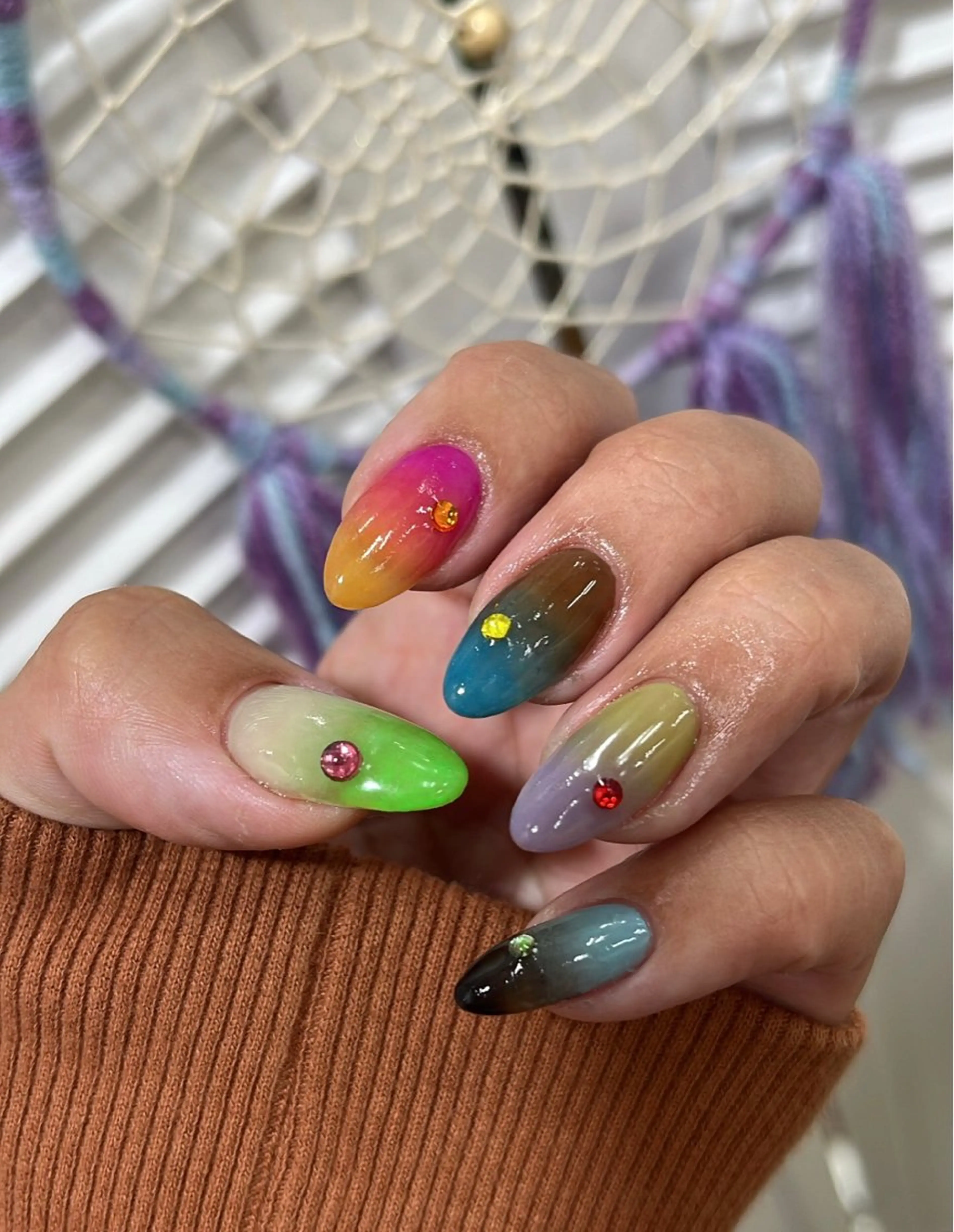 ネイル グラデーション ロングネイル ハンドネイル フットネイル para ☀︎ sol by BECK所属・Para Sol nail　Maoのネイルデザイン