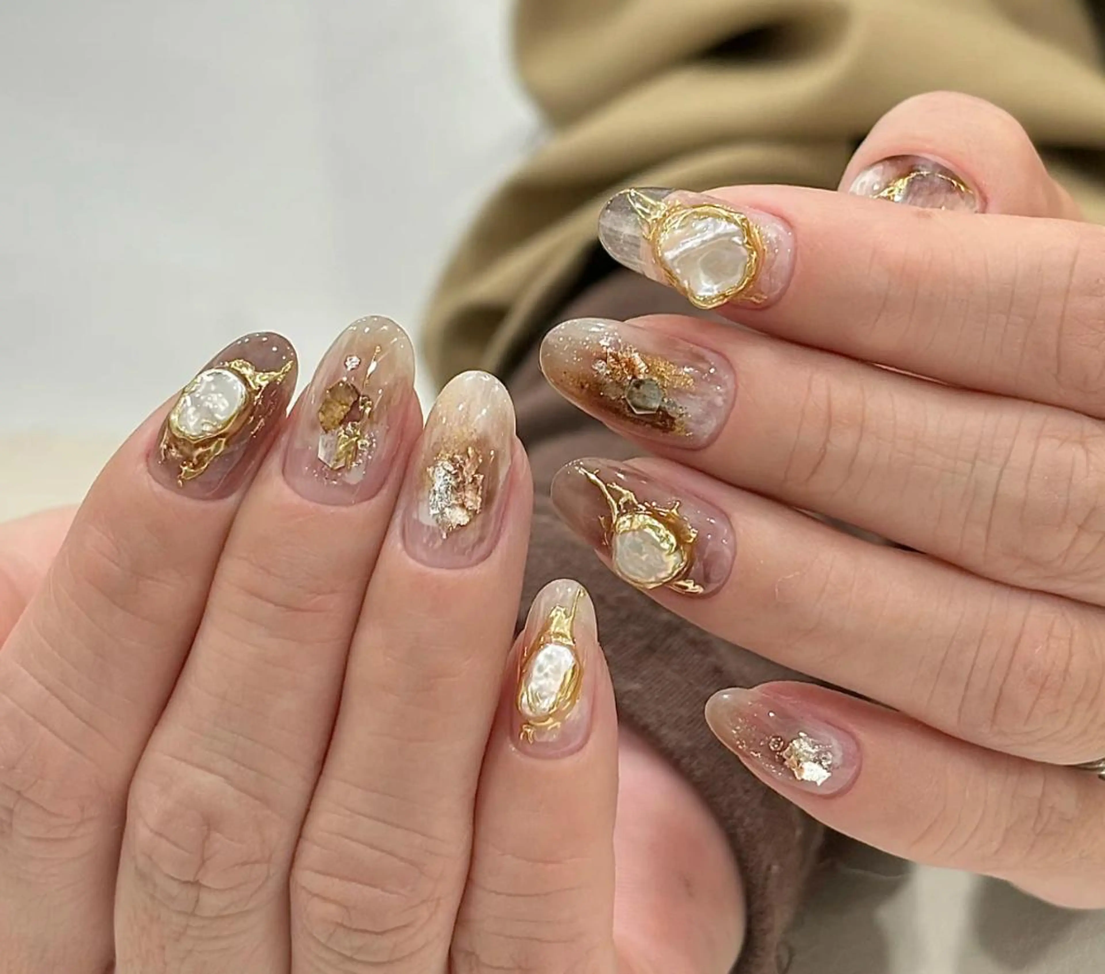 ネイル ハンドネイル ハンドケア 🍑 momo_nailのネイルデザイン