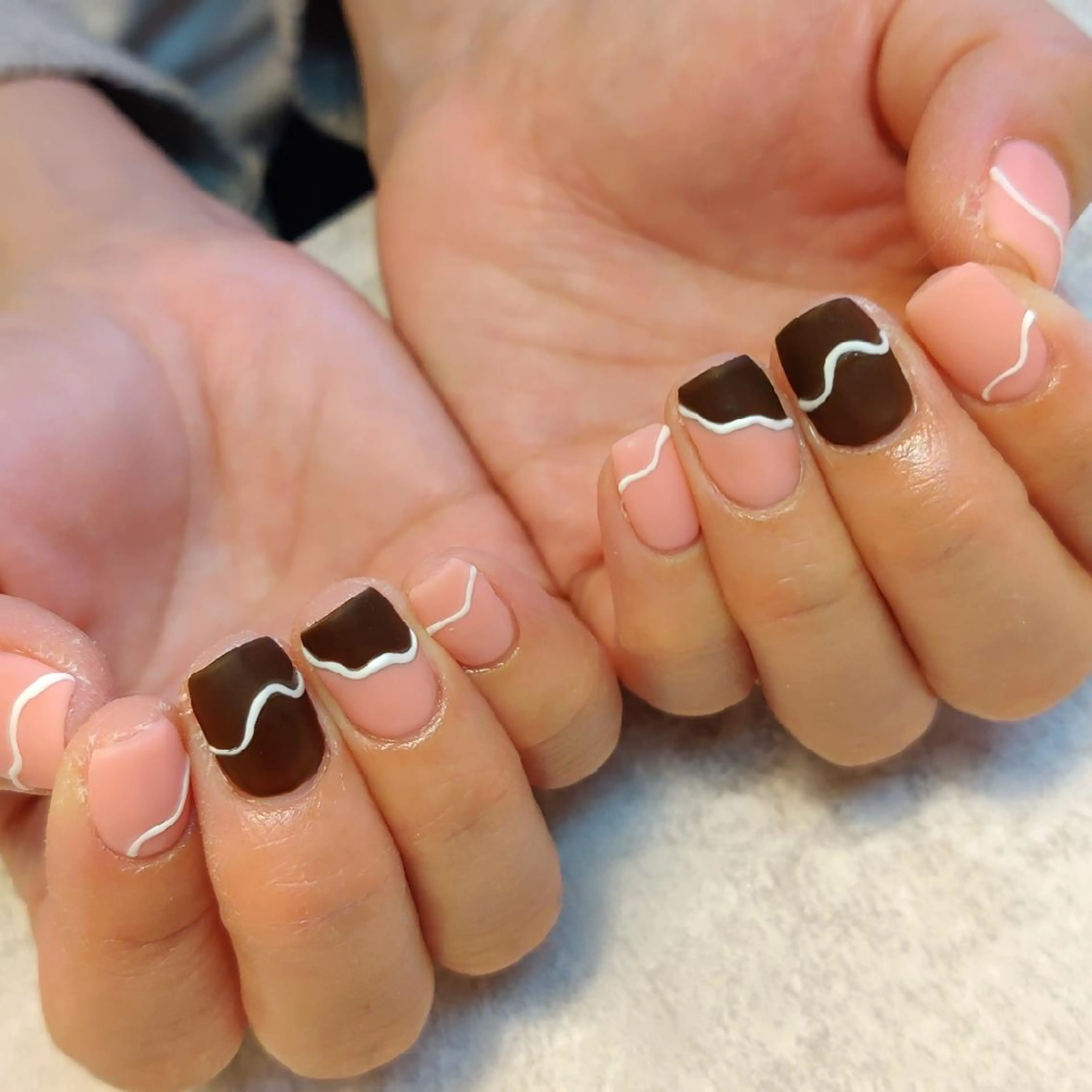 ネイル マットネイル ジェヌインネイル 河内のネイルデザイン