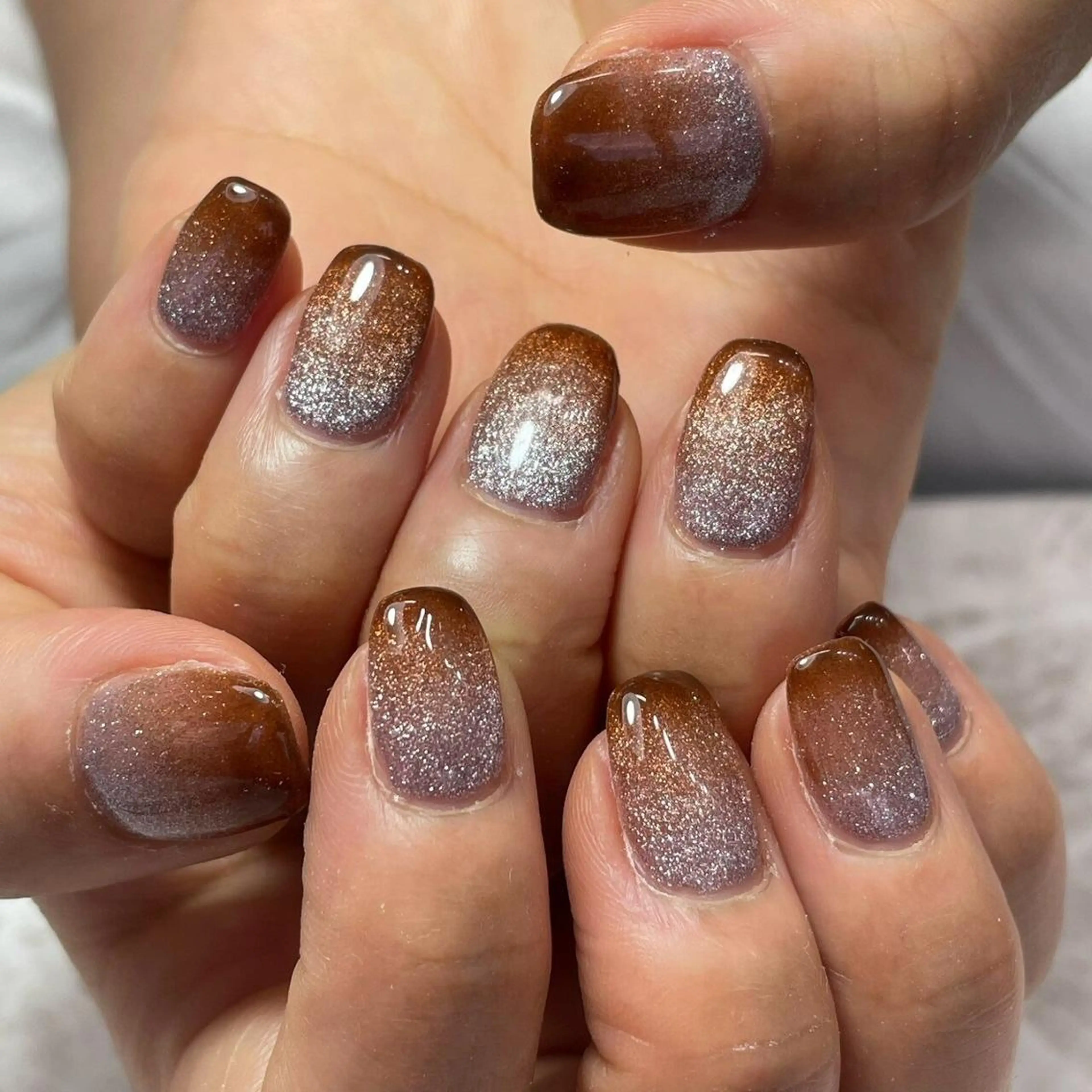 ネイル ハンドネイル 妹尾/長さだし パラジェルフィルインのネイルデザイン